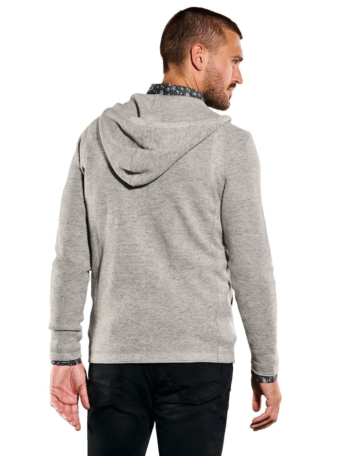 emilio adani Strickjacke emilio adani Herren Strickjacke mit Kapuze, Elfenb günstig online kaufen