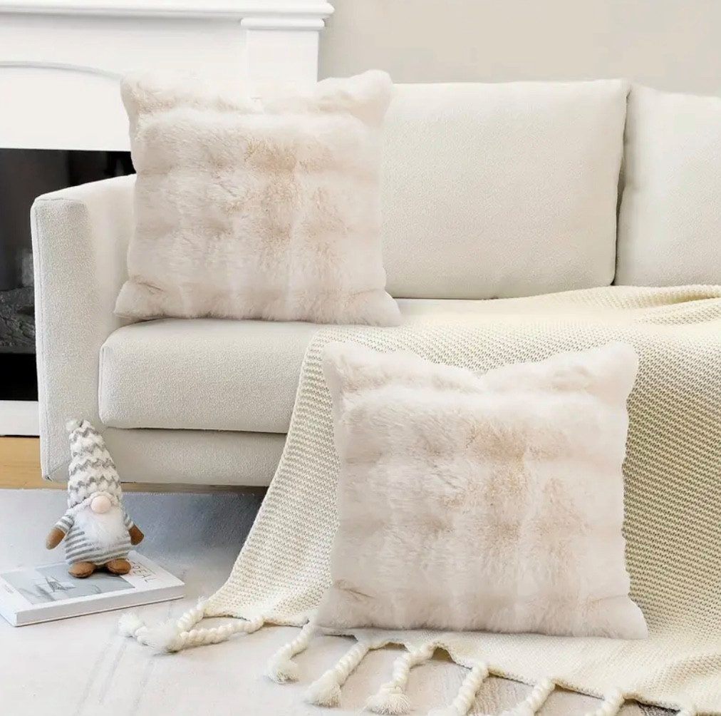 Samira Kissenbezug Plüsch Kissenbezüge 2 Stück günstig online kaufen