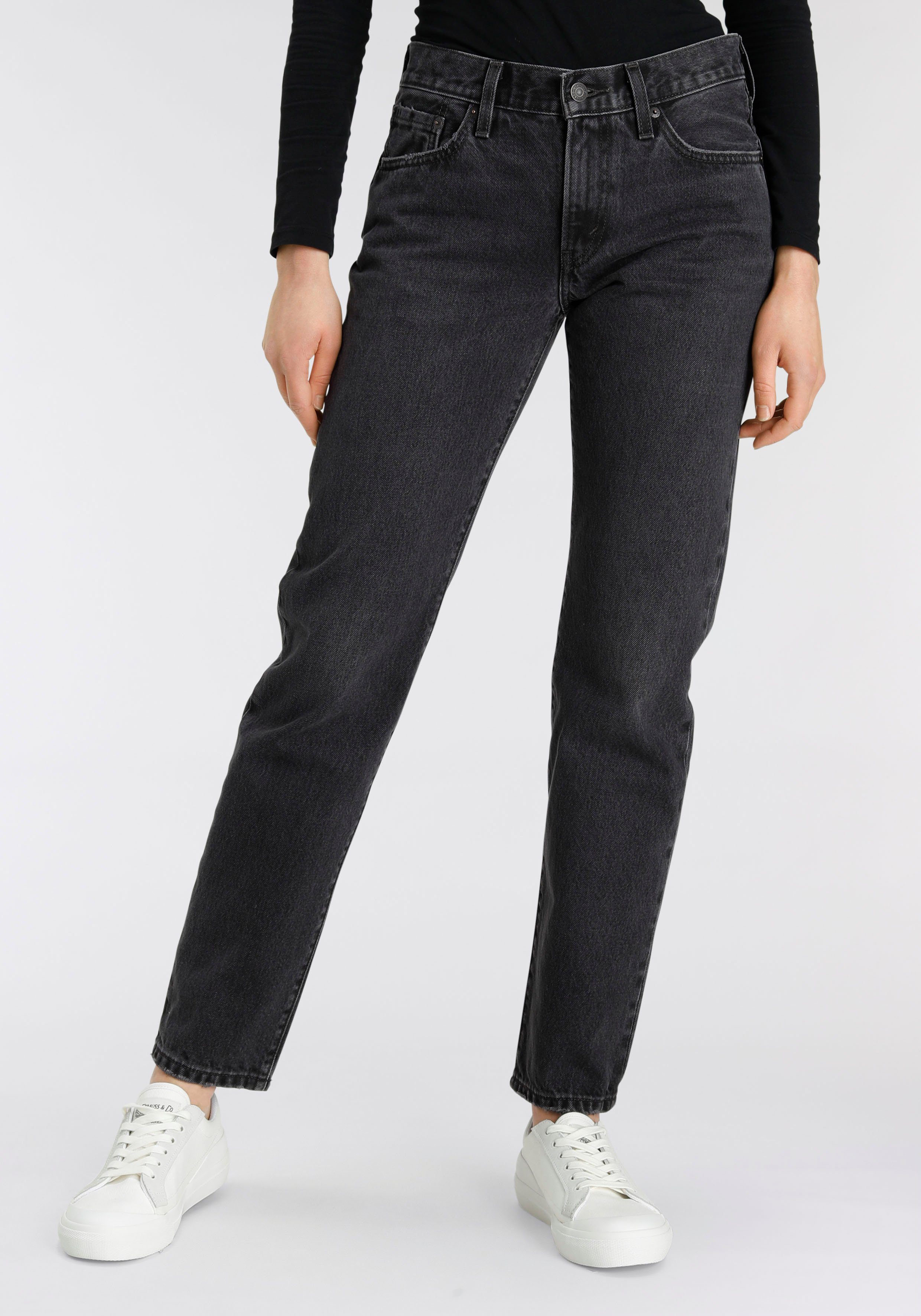 Angebotsrabatt Levi's® Gerade Jeans black STRAIGHT MIDDY