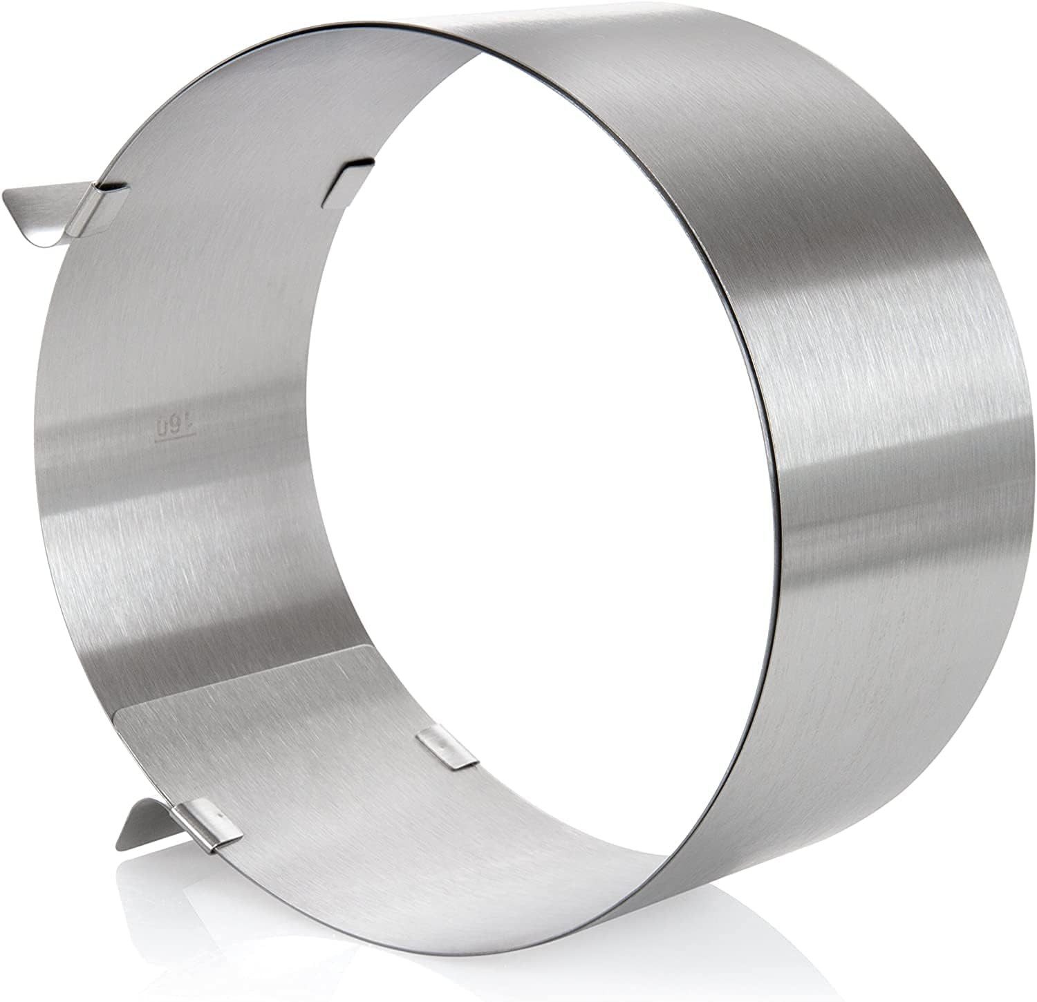Wenco Tortenring verstellbar 16-30 cm, 8 cm hoher Kuchenring aus Edelstahl, (1 tlg), Hitzebeständig, Ofenfest, Rostbeständig, Strapazierfähig – Bild 5 von 5
