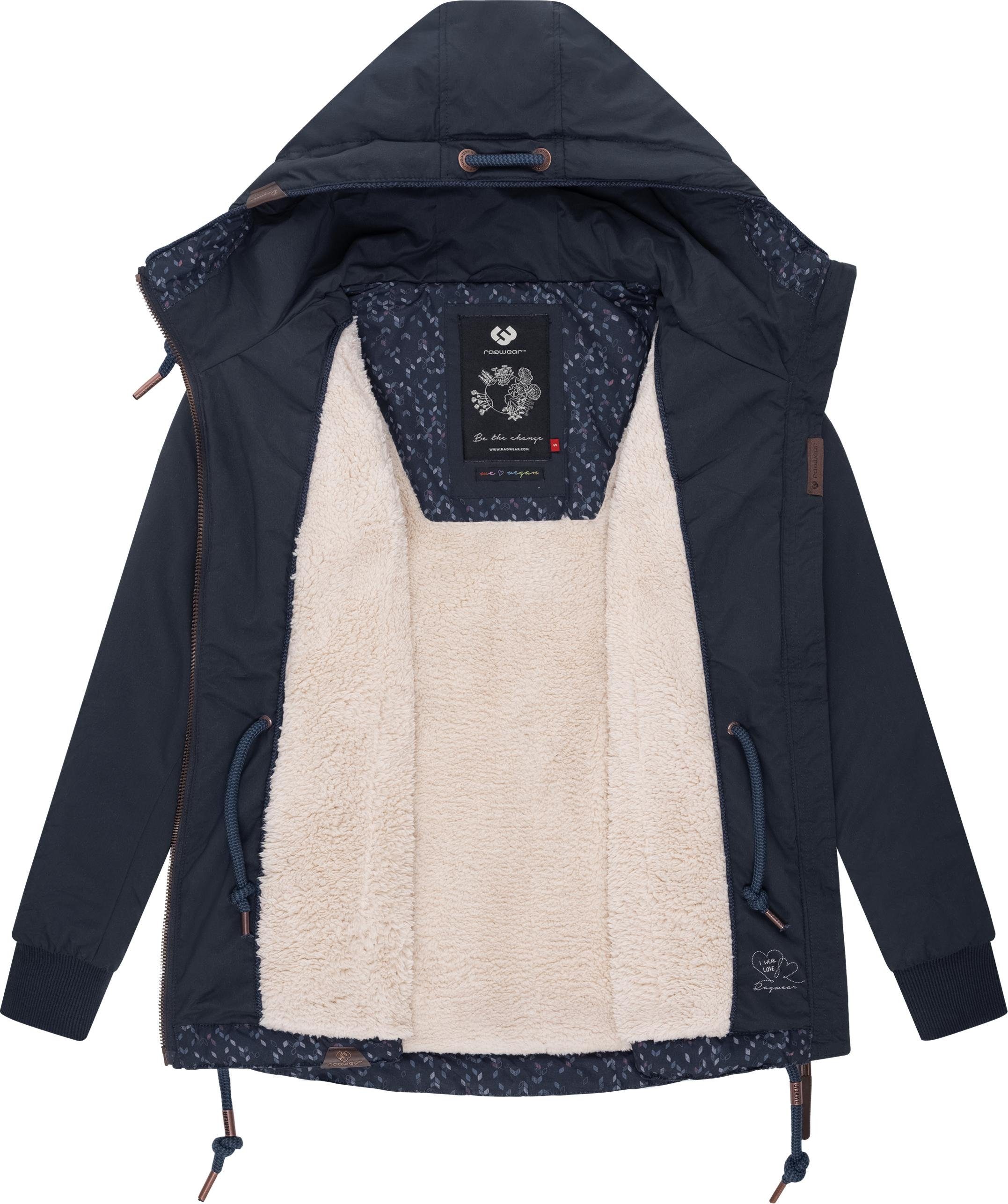 Ragwear Winterjacke YM-Danka stylische Winter Outdoorjacke mit Kapuze