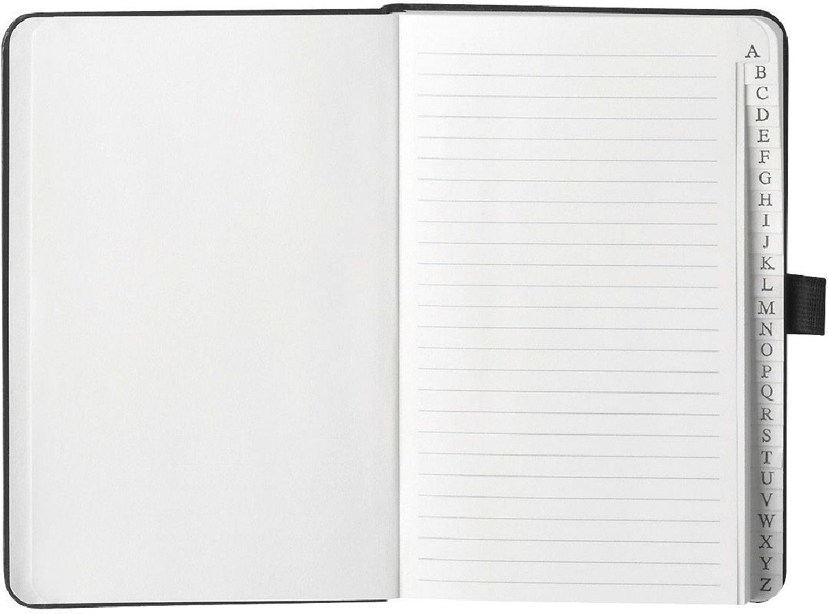 Herlitz Tagebuch Adressbuch A6 Classic schwarz