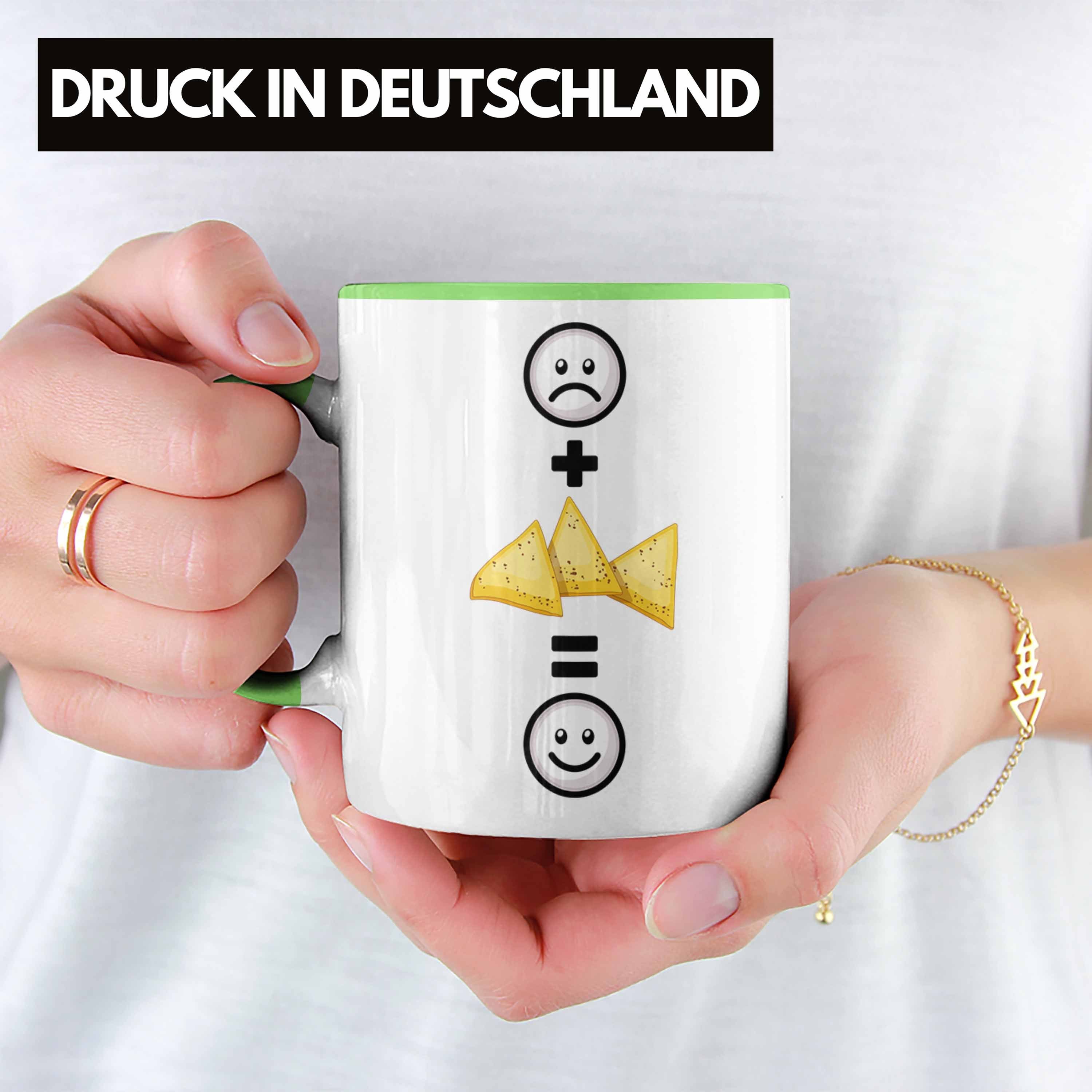 :(Na Geschenkidee Nacho-Liebhaber Nachos Grün Lustige für Geschenk Tasse Trendation Tasse