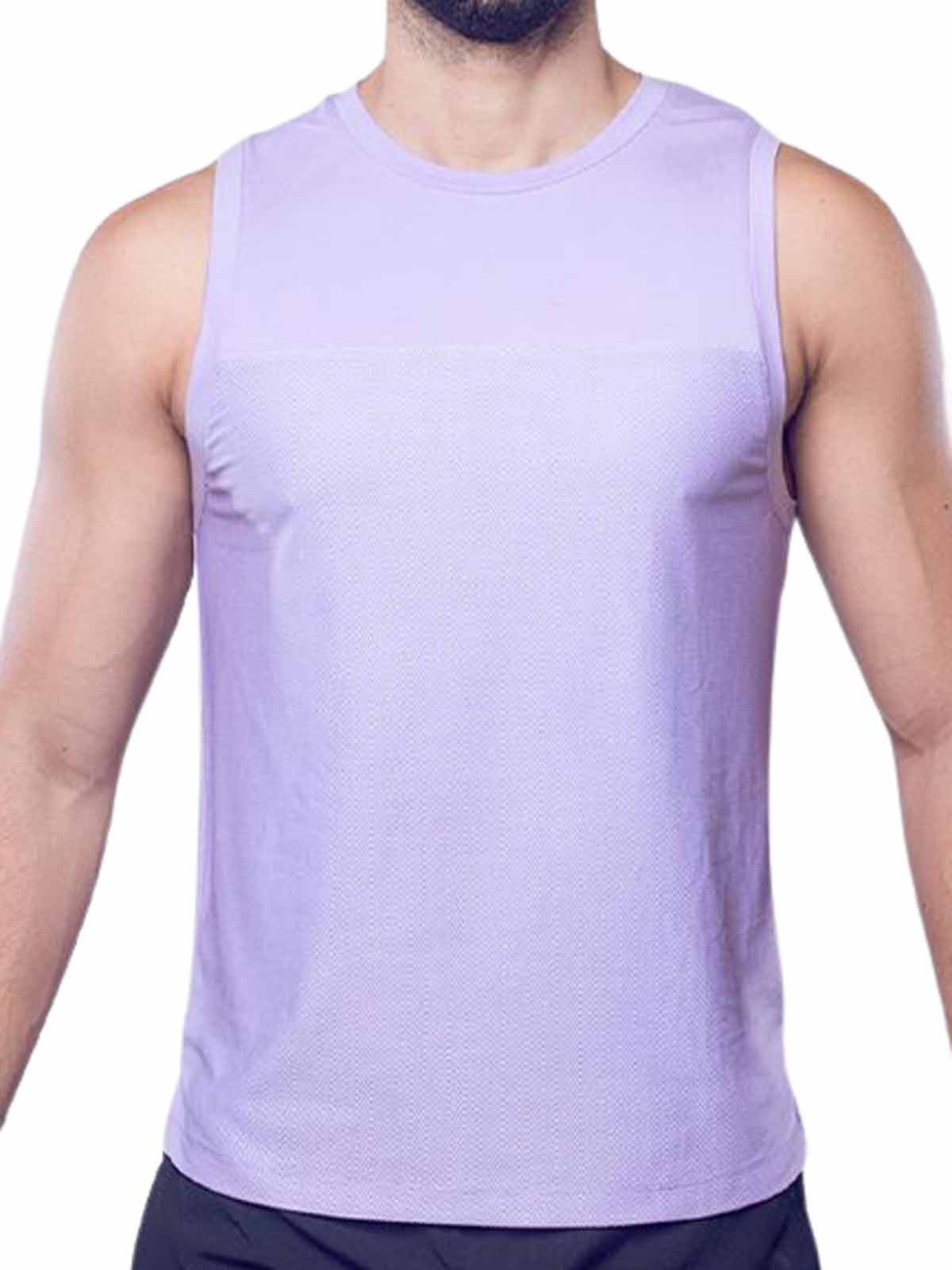 Supawear Tanktop Supawear Solid And Mesh Tank Top Purple