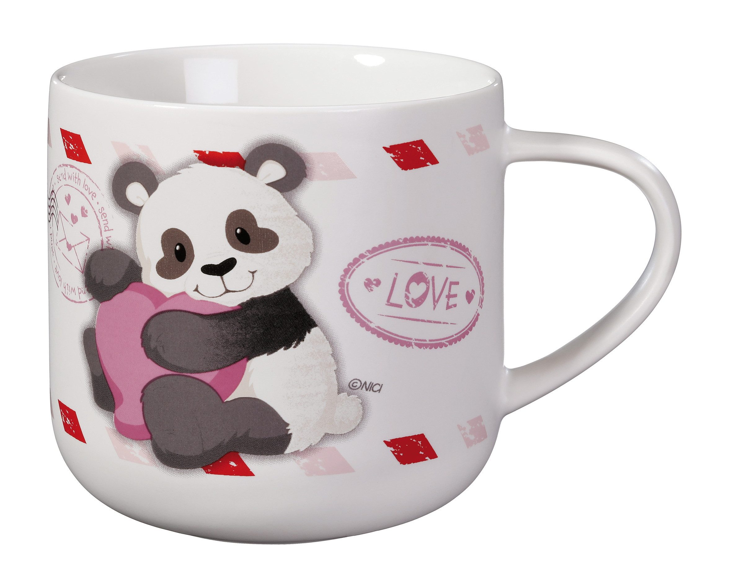 Nici Tasse 62632 - Love Panda, 420 ml, 1-tlg.