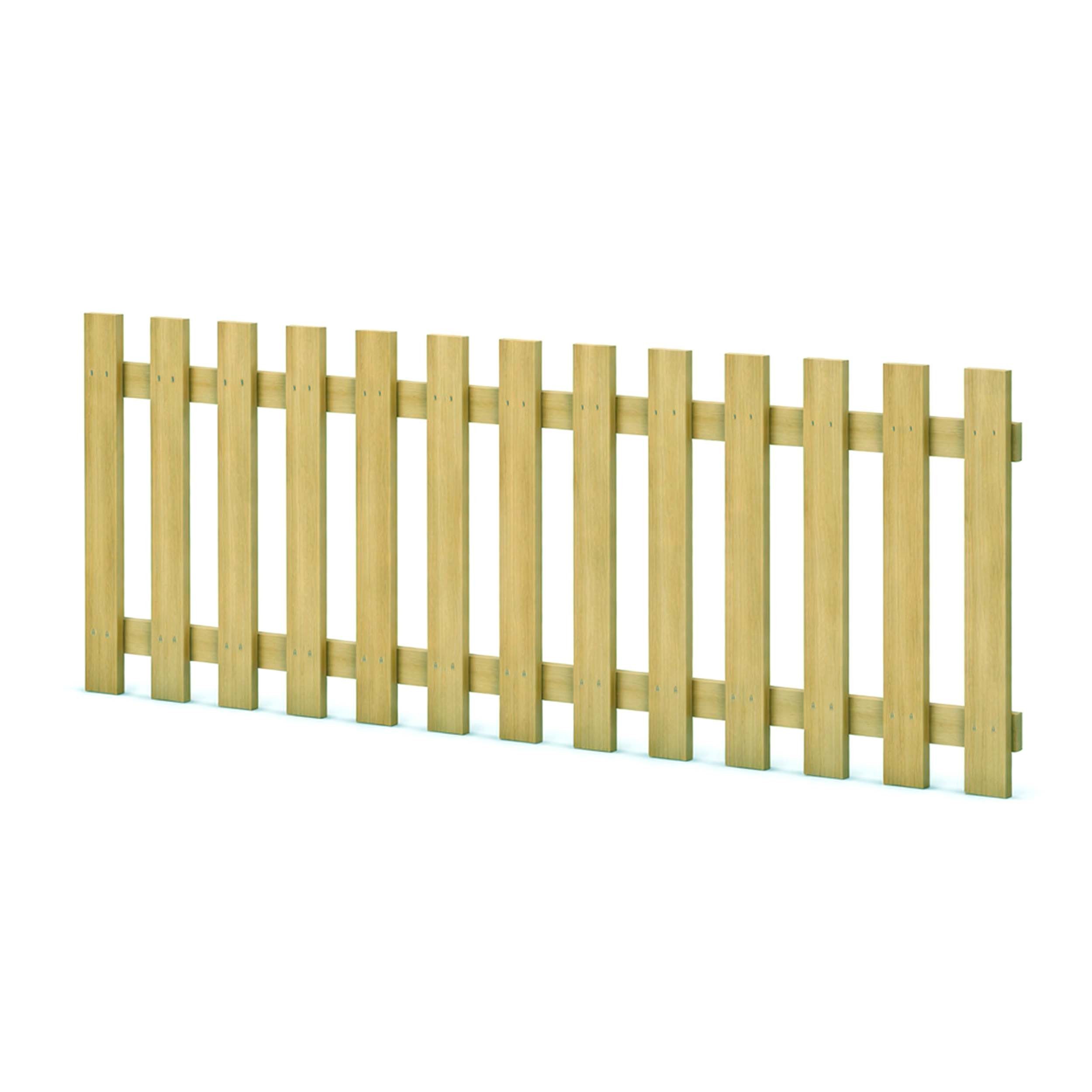 Gartenpirat Gartenzaun aus Zaunlatten Kiefer impägniert