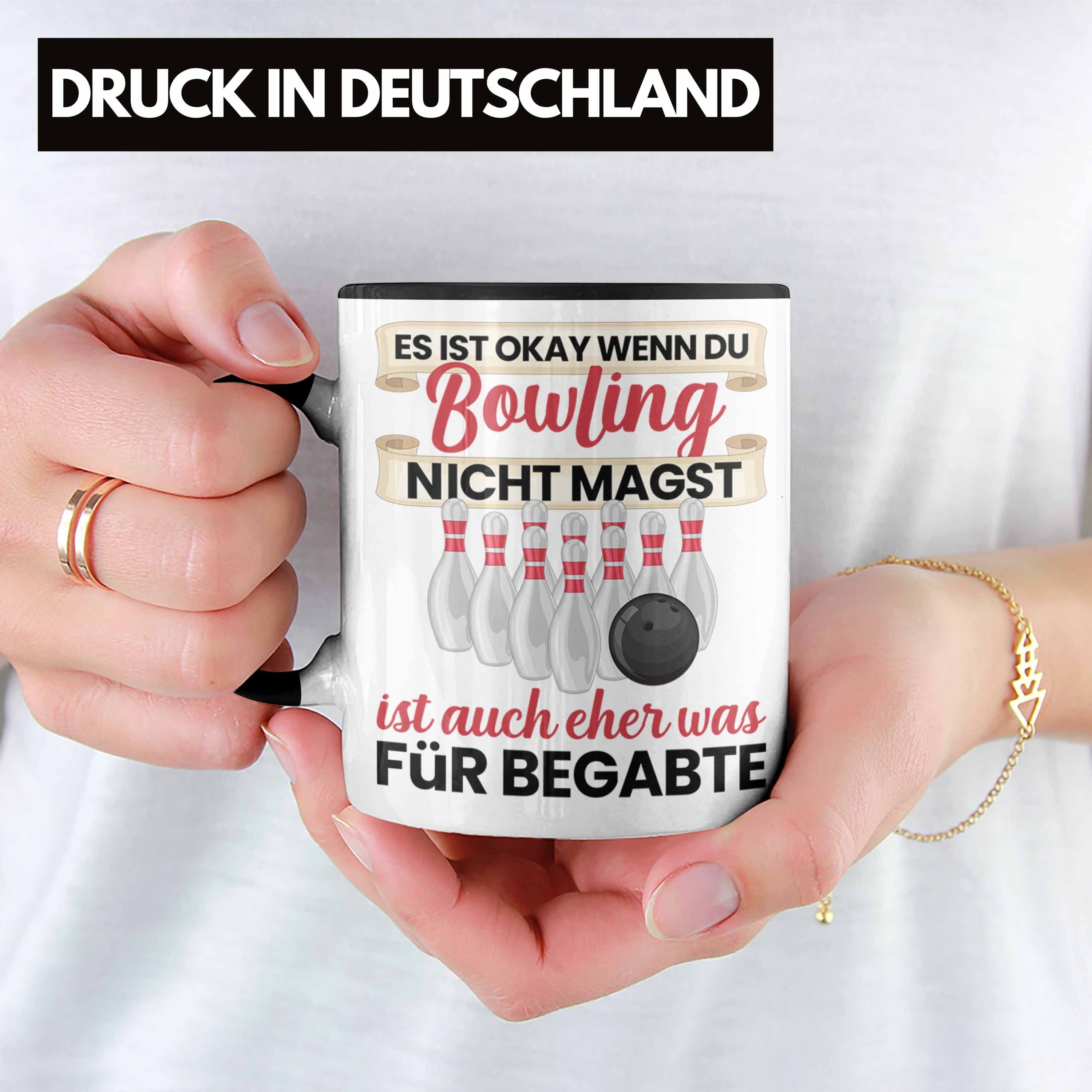 Schwarz Bowling Okay Tasse Trendation - Trendation Magst Lustiger Du Tasse Wenn Es Bowling Ist GEschenkidee Spruch Geschenk Nicht