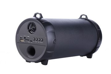 Denver BTS-53 Bluetooth Soundbox schwarz Lautsprecher Bassbox Sound Box Soundbar 10W Portable-Lautsprecher (10 W, kabellose Bluetooth Soundbox mit aufladbaren Akku)