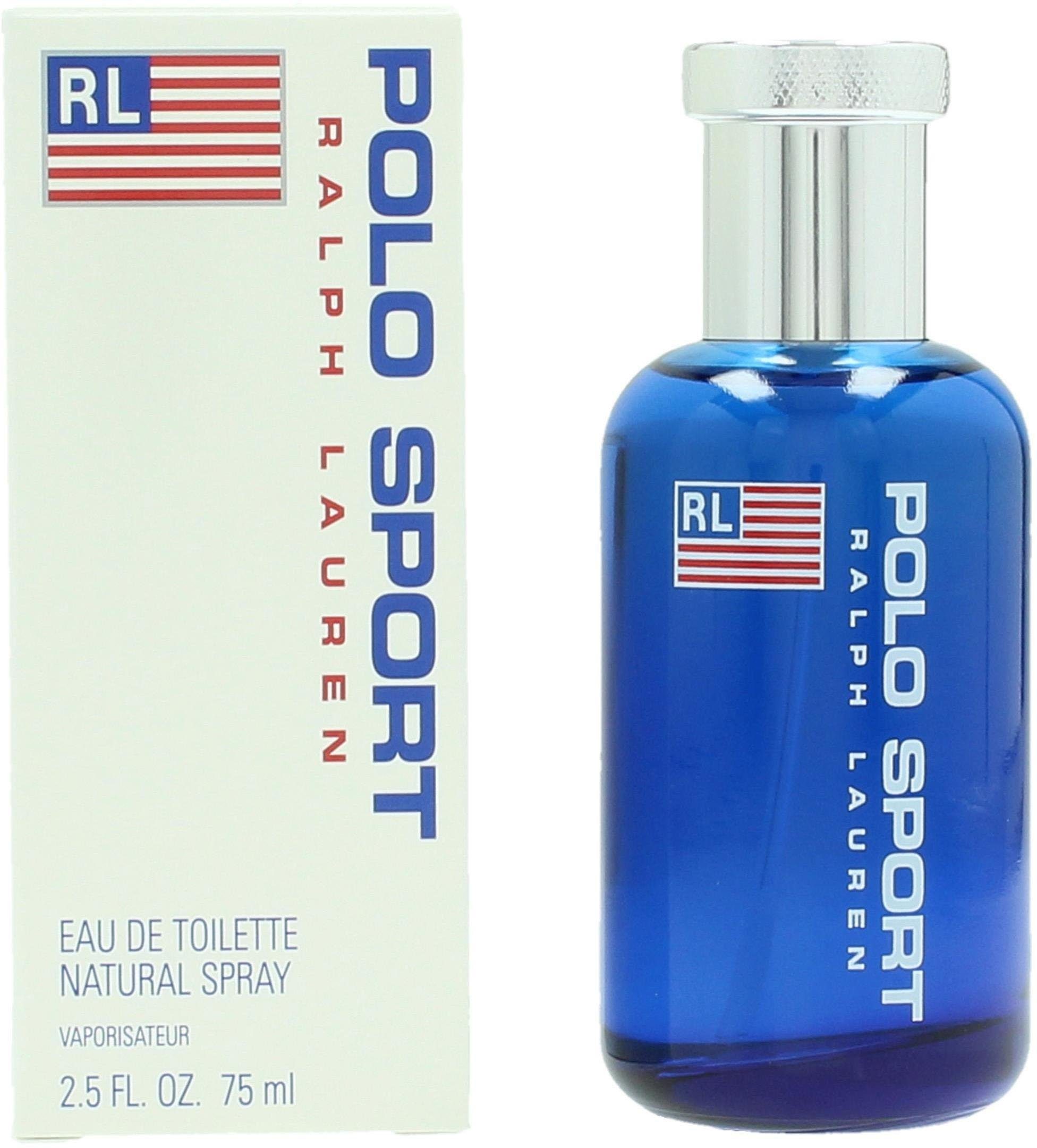 Ralph Lauren Eau de Toilette Polo Sport, Aromatischer Duft mit Mandarine, Ingwer, Ananas, Holz und Eiche.