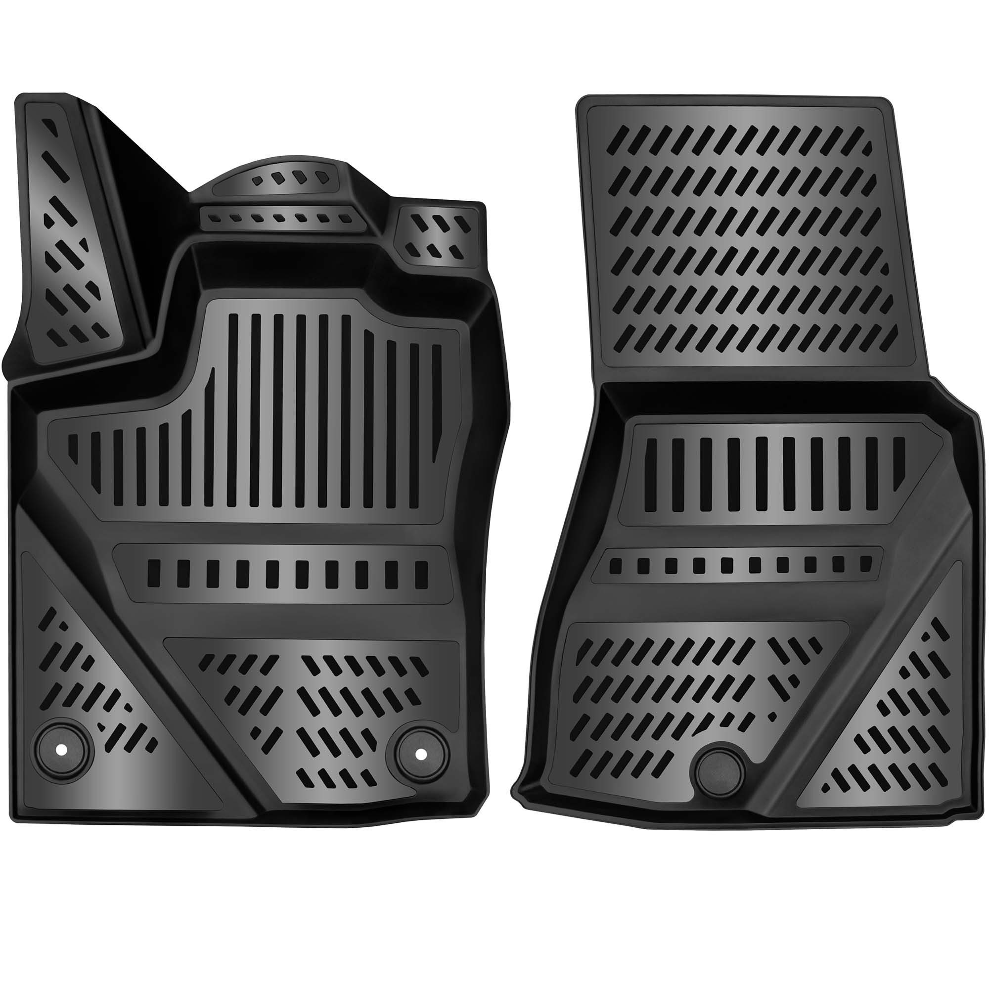 ELMASLINE Auto-Fußmatten für SMART FORTWO 2014-2024 [453] - 3D Gummimatten - Geruchlos, für Smart fortwo - Extra hoher Rand für mehr Schutz, Passend für Smart fortwo 2014-2024 Verbrenner oder Elektro