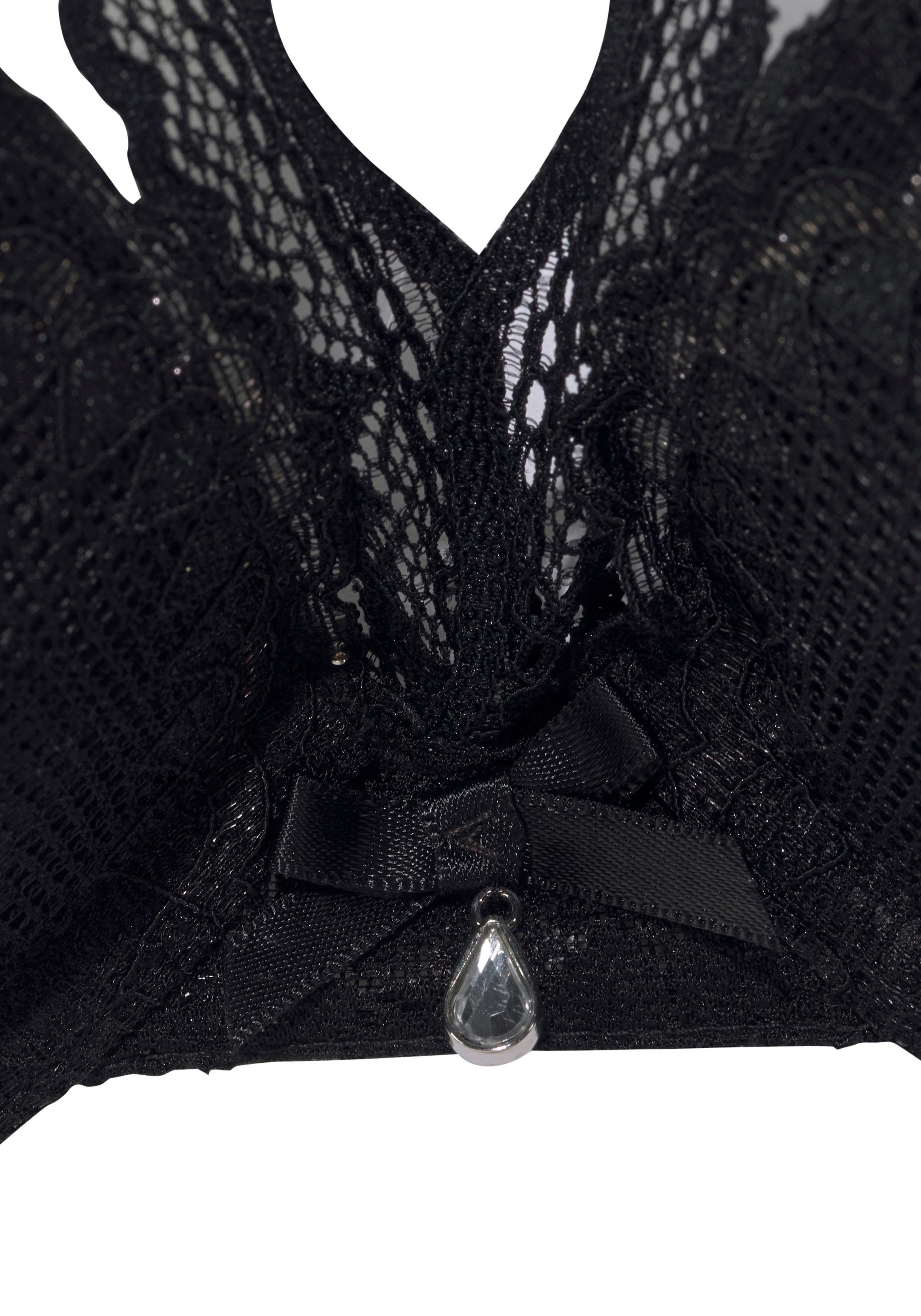 petite fleur gold Push-up-BH mit herausnehmbaren Kissen, sexy Dessous, Reizwäsche