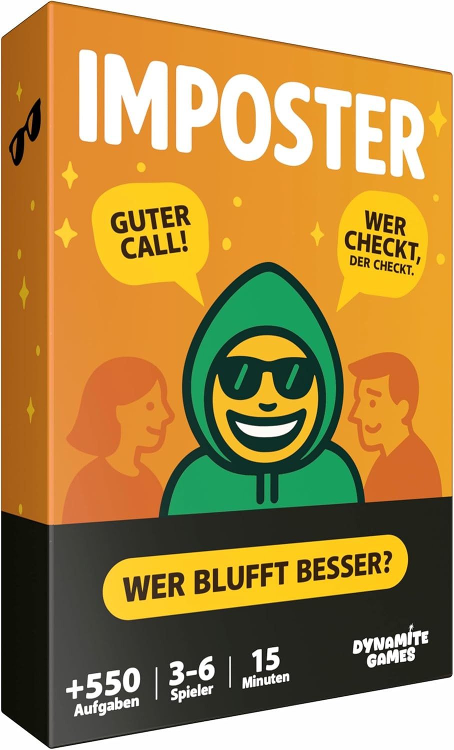 DYNAMITE GAMES Spiel IMPOSTER – Wer ist der Hochstapler?, +550 Aufgaben