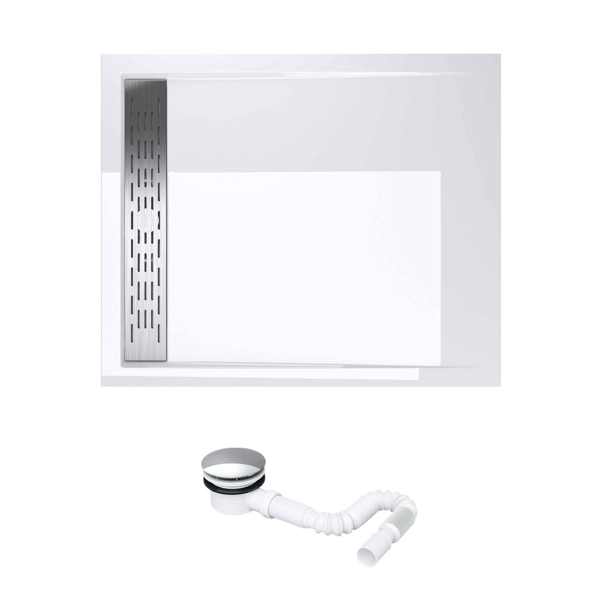 doporro Duschwanne Duschtasse Acryl Rechteckig Abnehmbarer günstig online kaufen