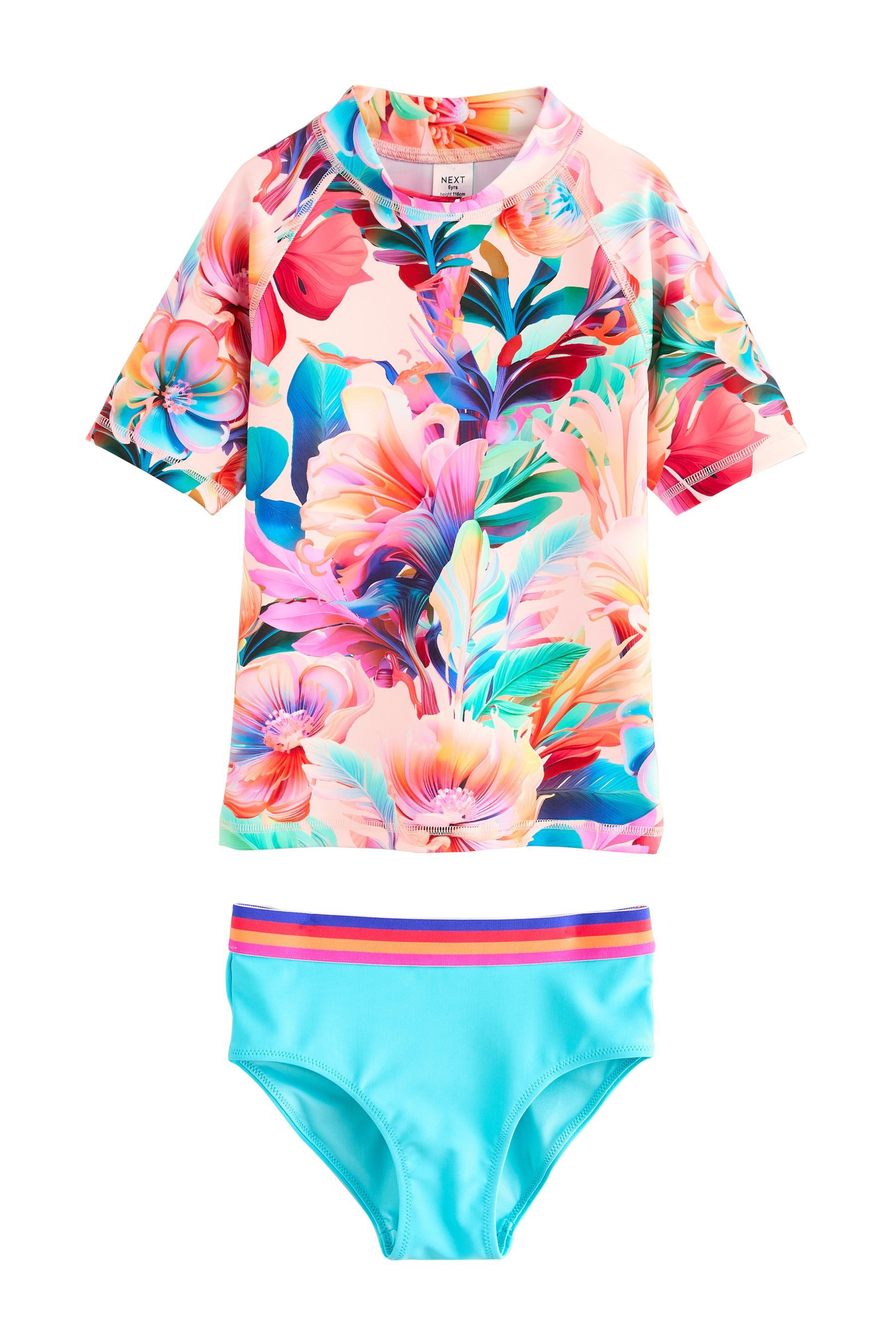 Next Badeanzug Kurzärmeliges Sonnenschutz-Badeset (2-St)