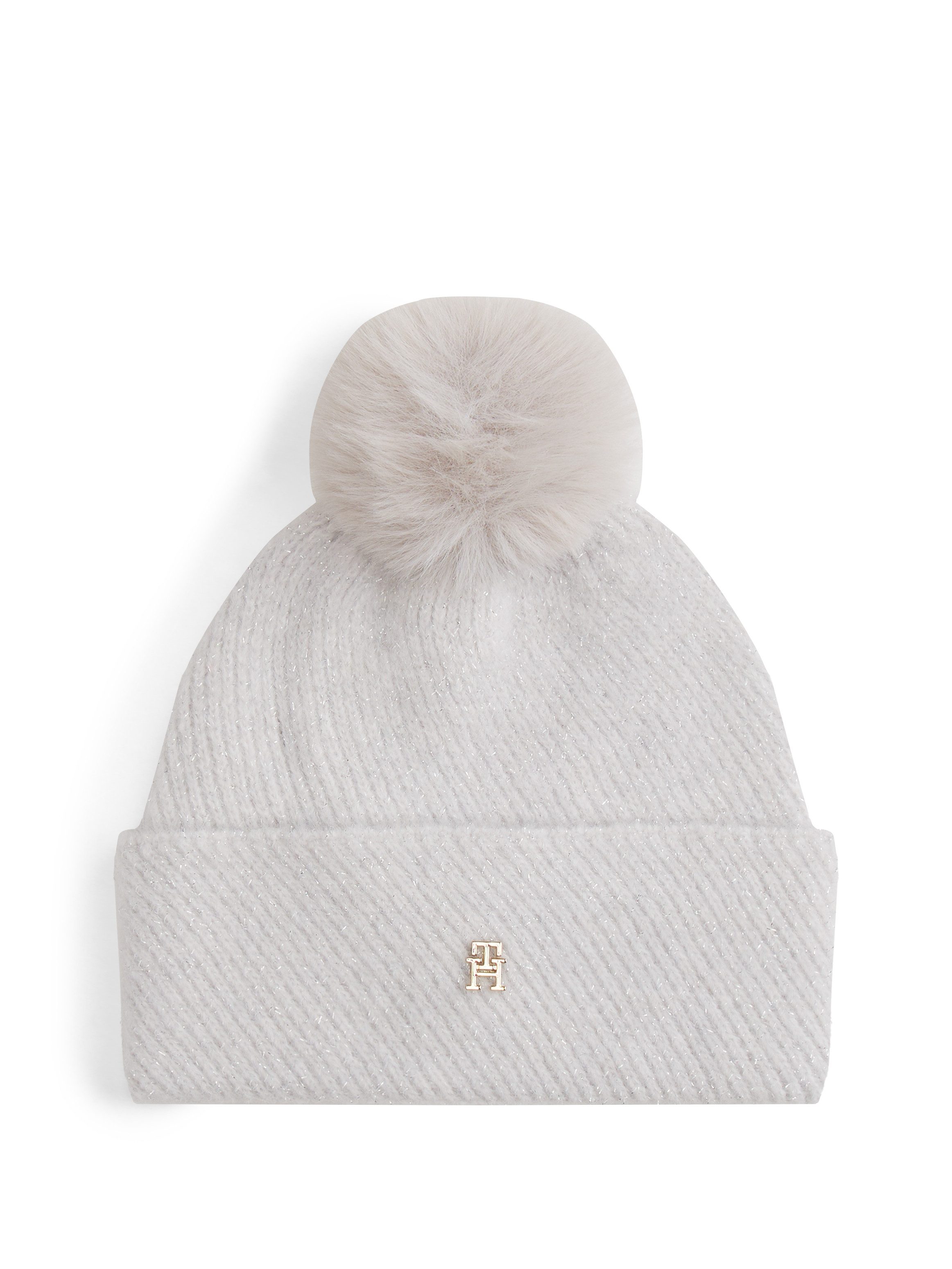 Tommy Hilfiger Beanie POM POM LUREX (Set) in Geschenkbox, Set aus Mütze und günstig online kaufen