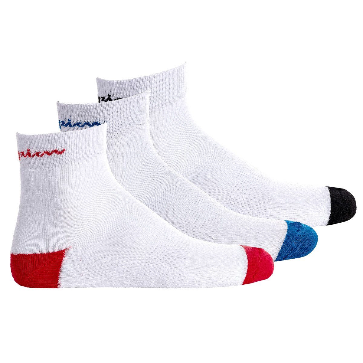 Champion Kurzsocken Unisex Socken, 3 Paar - Crew Socken, Logo, Gerippter  Bund mit Champion-Logo