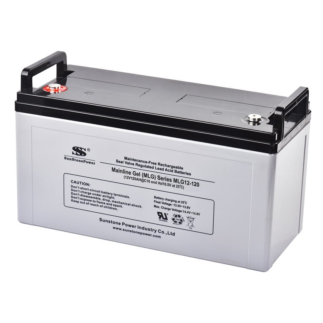 Sunstone Power 12V 120AH (10hr) Blei Säure Gel Batteriespeicher UPS Alarm PV Anlage Bleiakkus, wiederaufladbar, wartungsfrei, zyklenfest