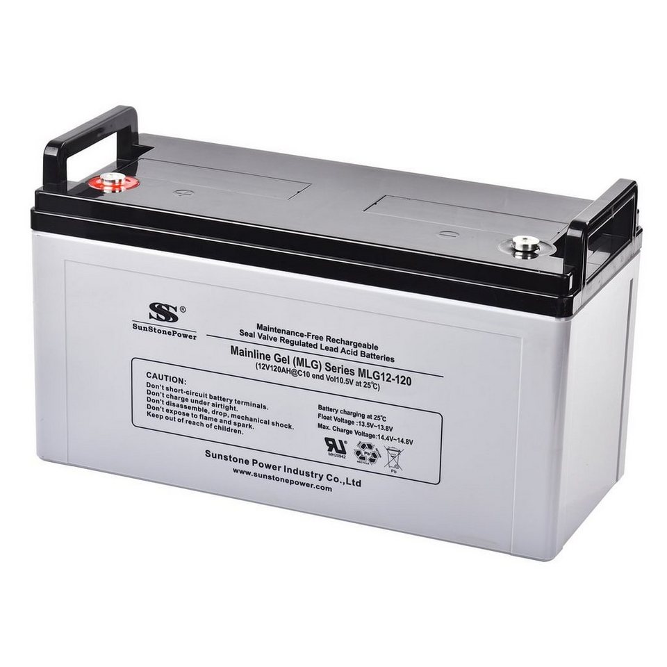 Sunstone Power 12V 120AH Blei Säure Gel Batterie Batteriespeicher für  PV-Anlage UPS Bleiakkus