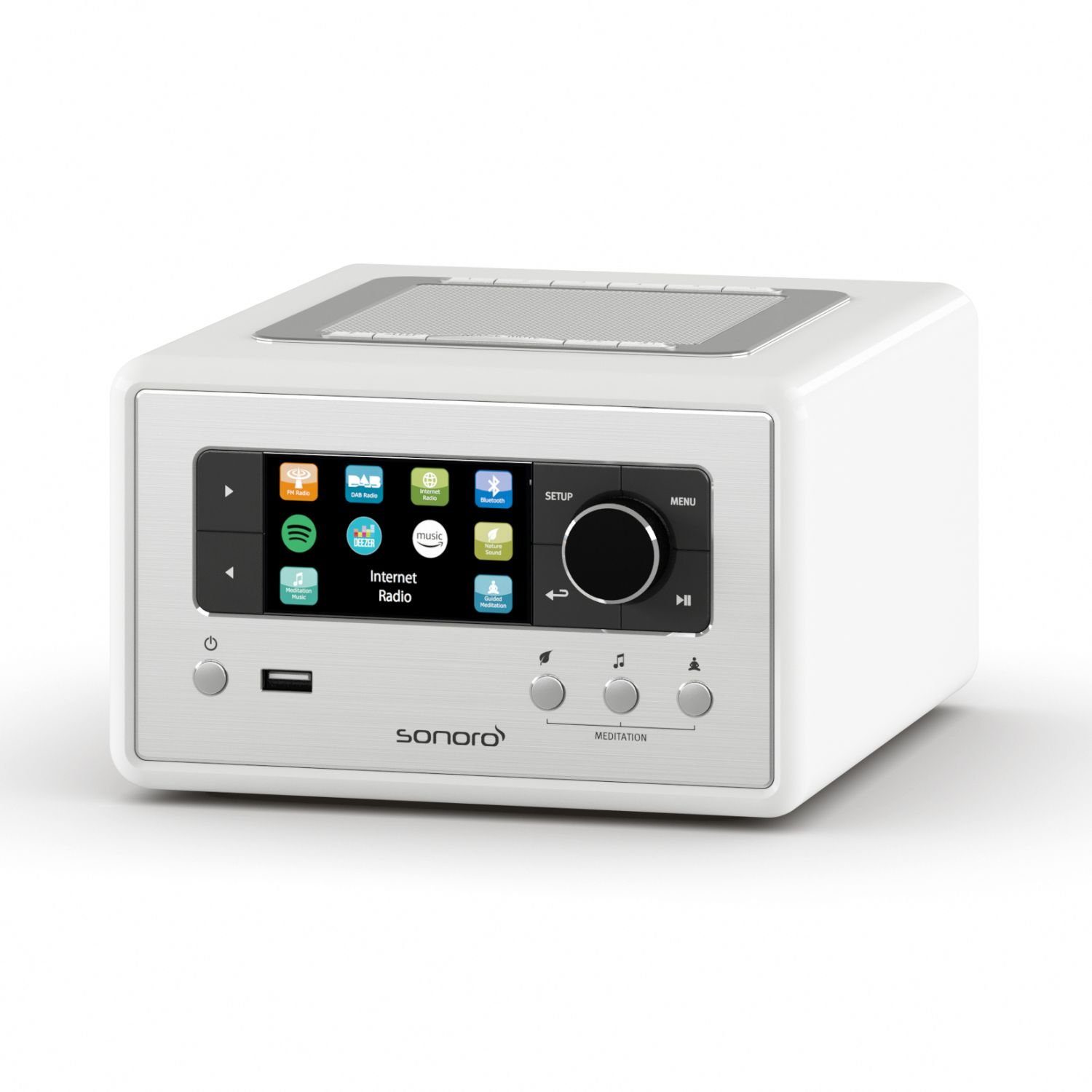 Sonoro Relax Weiß Internet-Radio (Digitalradio (DAB), FM-Tuner, Internetradio)