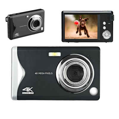 OKA Digitalkamera, 48MP 1080P FHD Fotokamera mit 3,0 Zoll Bildschirm, Kompaktkamera (inkl. 16X Digitalzoom Tragbar Kompaktkamera mit 32GB TF-Karte, USB-Kabel, fürTeenager Erwachsene Anfangel)