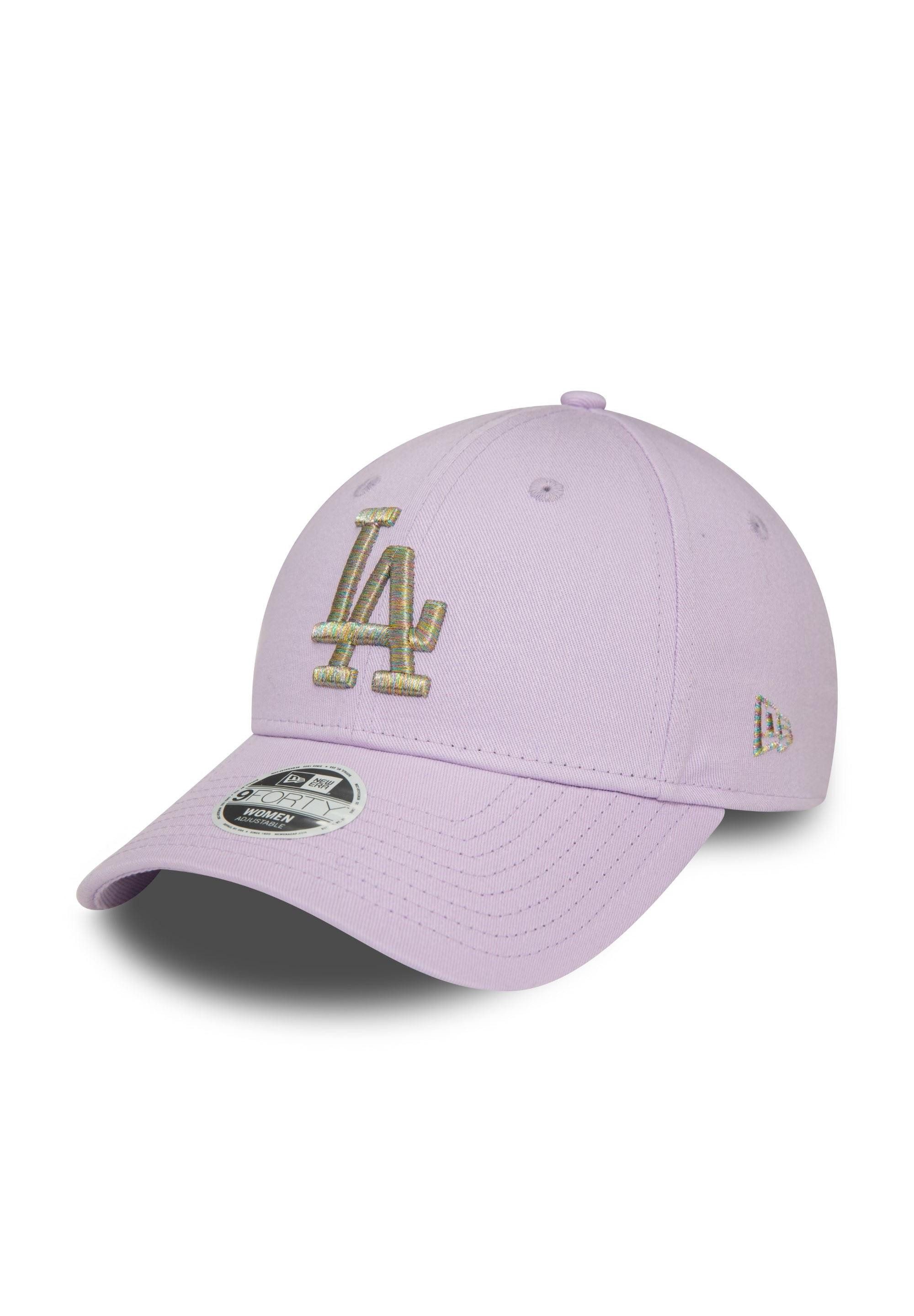 Baseball Cap Los Angeles Dodgers MLB Metallic Logo Lila 9Forty Verstellbare Damen C