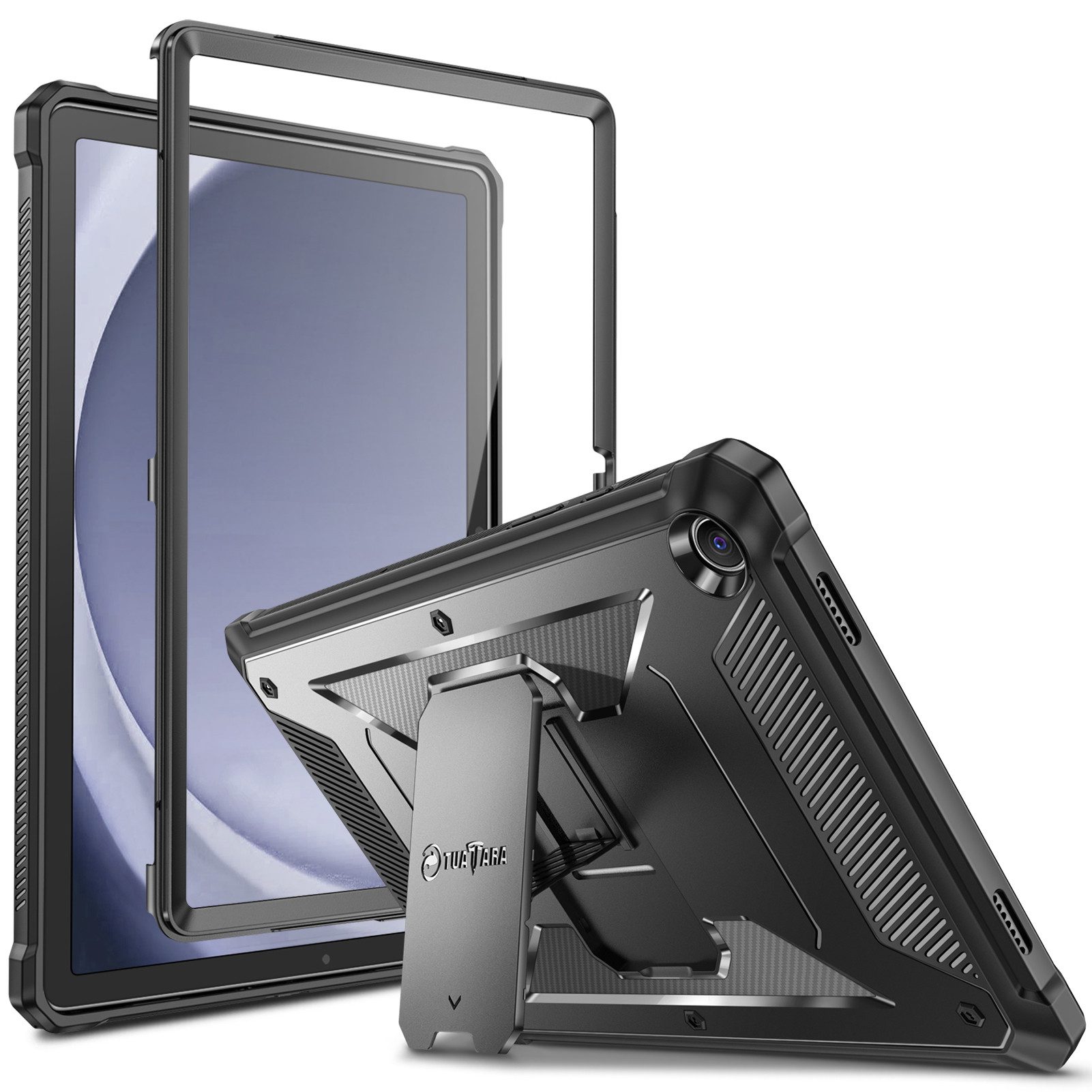 Fintie Tablet-Hülle für Samsung Galaxy Tab A9+ 11 Zoll 2023 SM-X210/X216/X218, Ganzkörper-Rugged Hybrid Stand Schutzhülle mit eingebauter Schutzfolie
