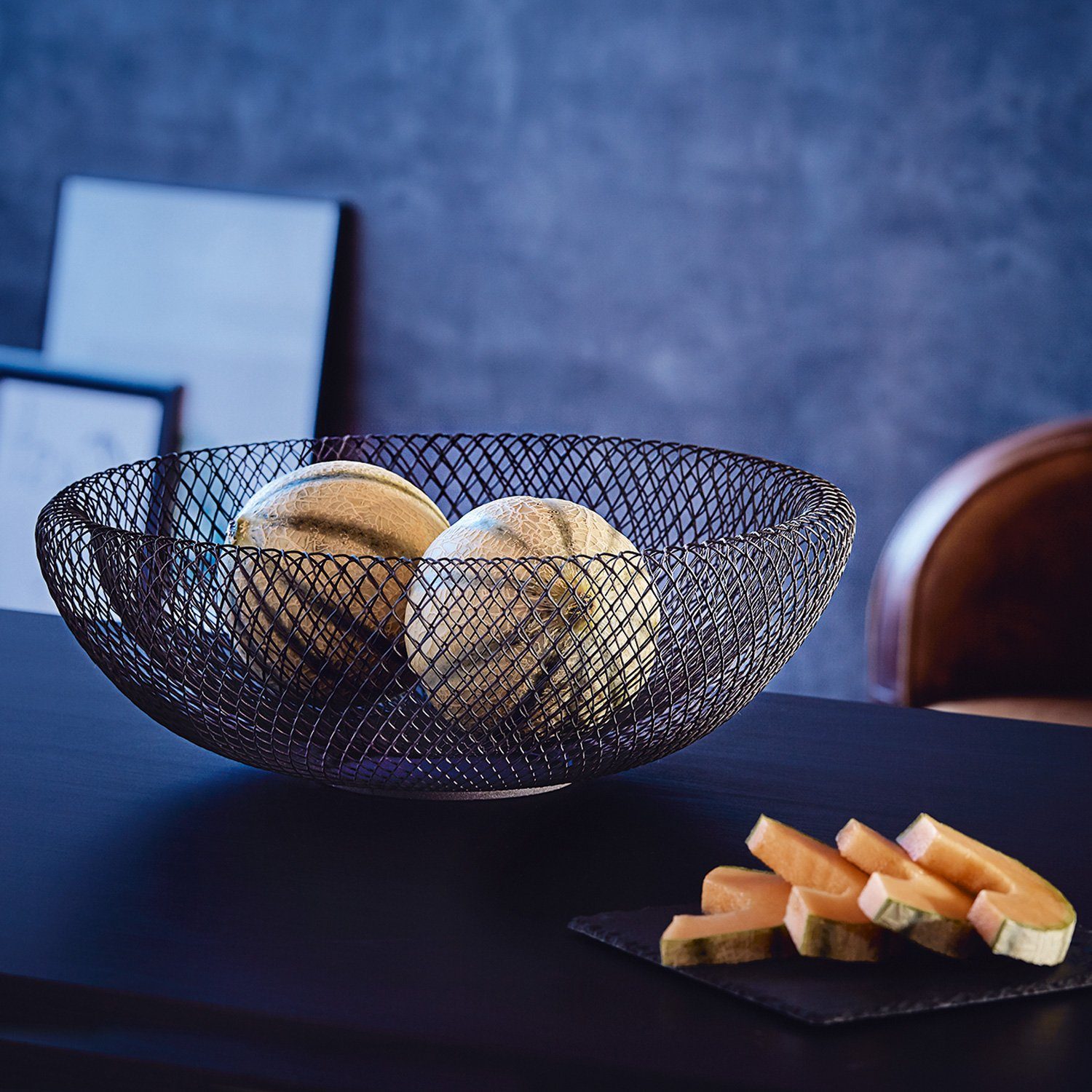 PHILIPPI Dipschale Mesh Schale XL 40 cm Stahl pulverbeschichtet, Stahl