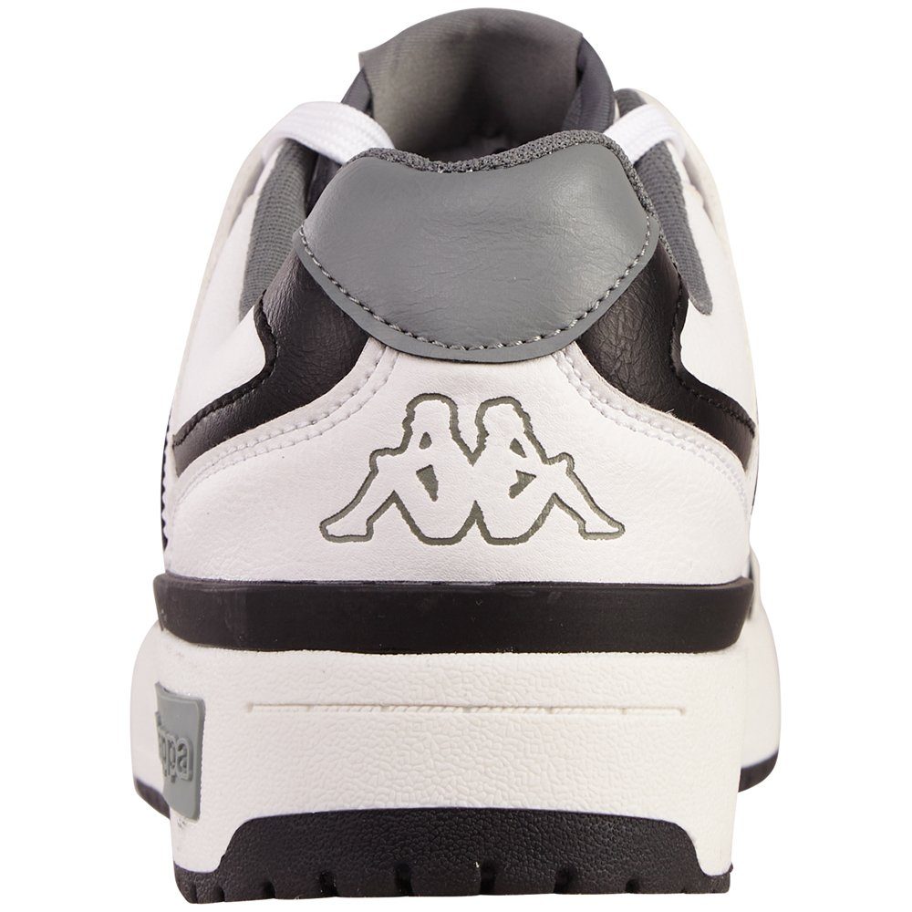 Kappa Sneaker - Innensohle herausnehmbarer mit white-grey
