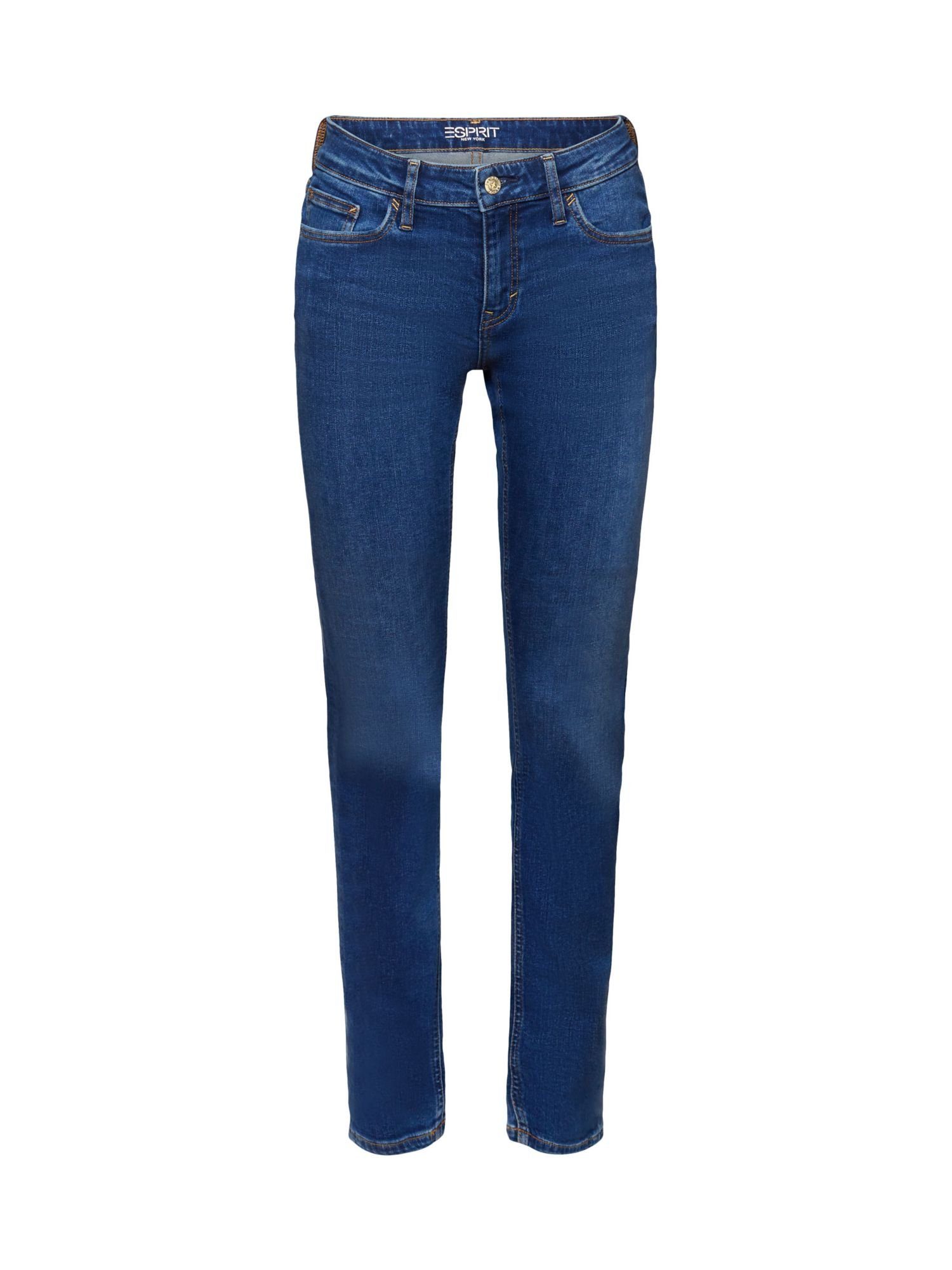 MEDIUM BLUE Slim-fit-Jeans WASHED Slim Esprit Fit Stretchjeans