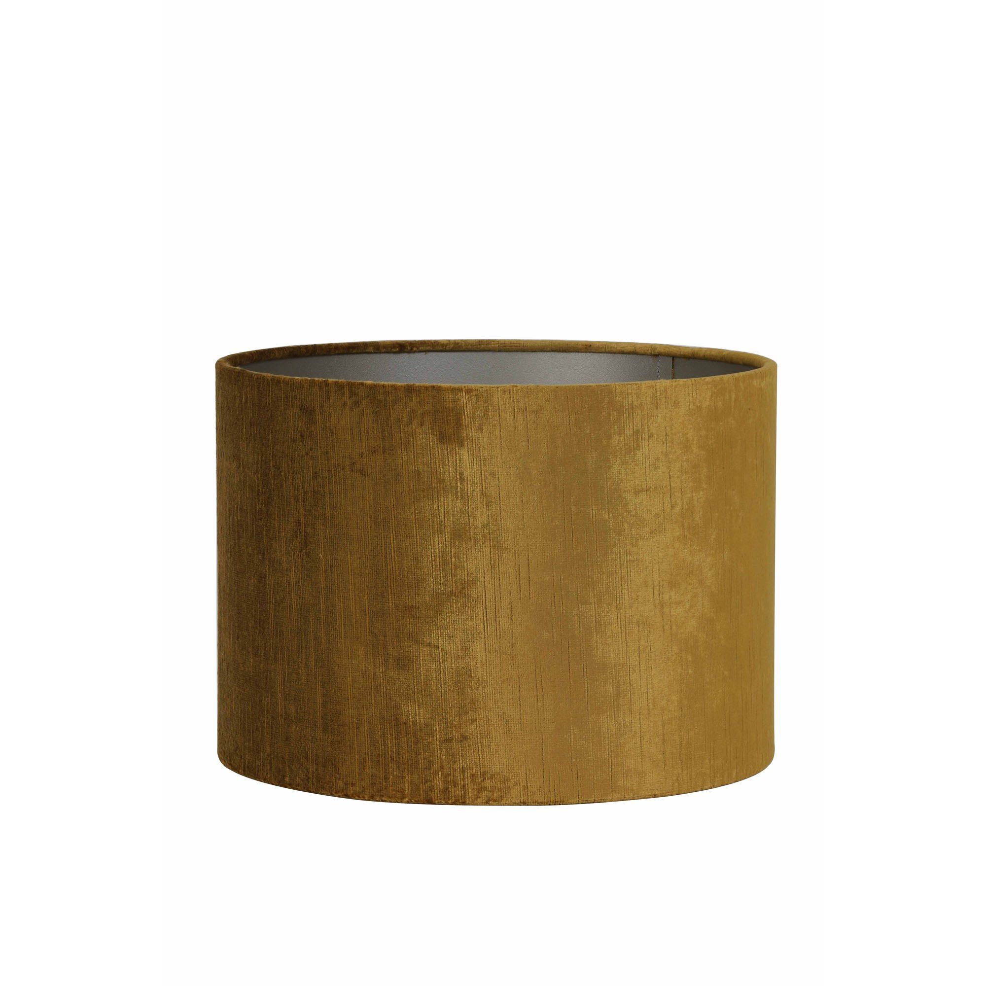 Light & Living Lampenschirm Lampenschirm Zylinder Gemstone - Gold - Ø30x21cm
