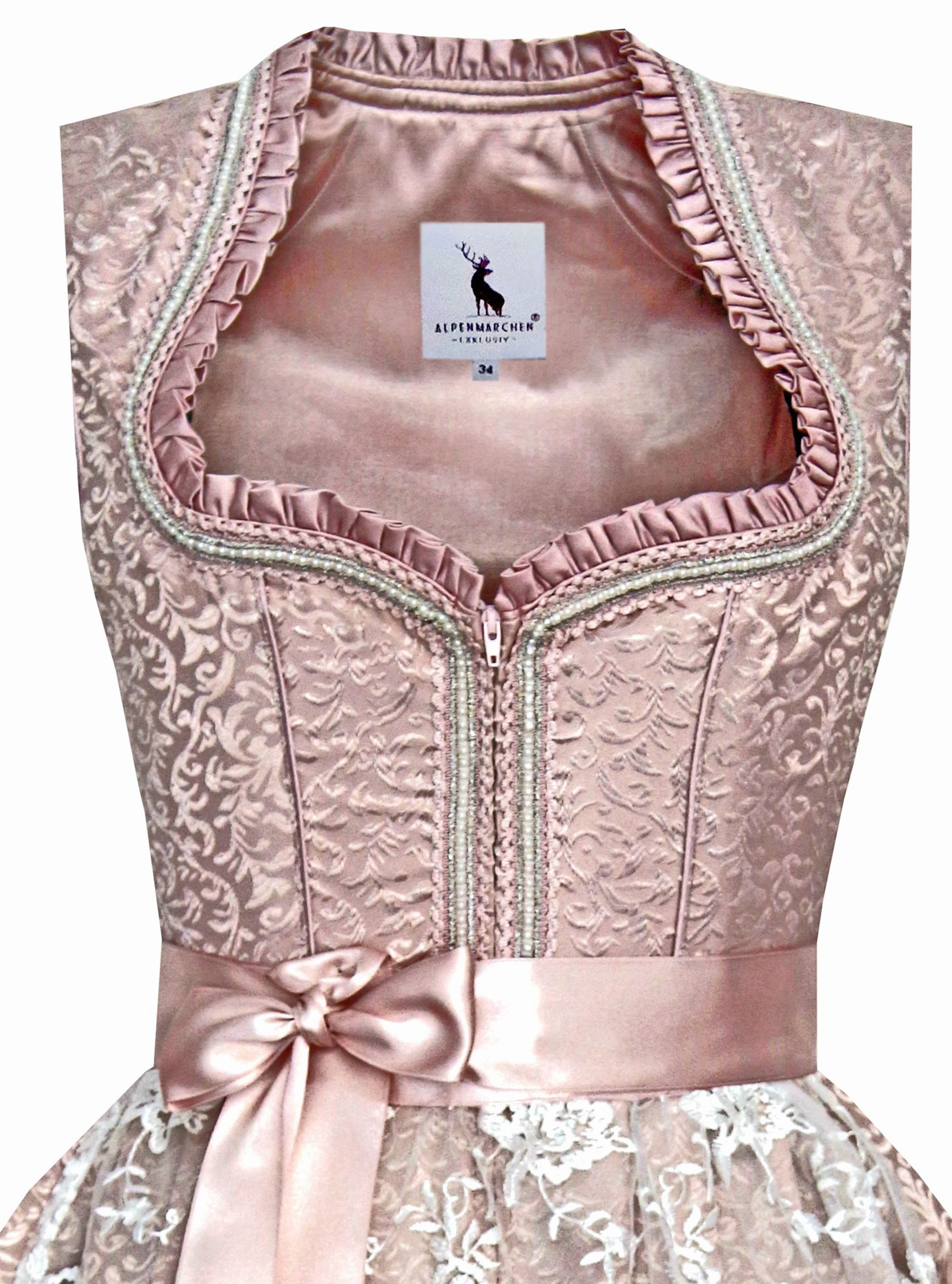 Alpenmärchen Dirndl Dirndl Ophelia in rosa - ALM690