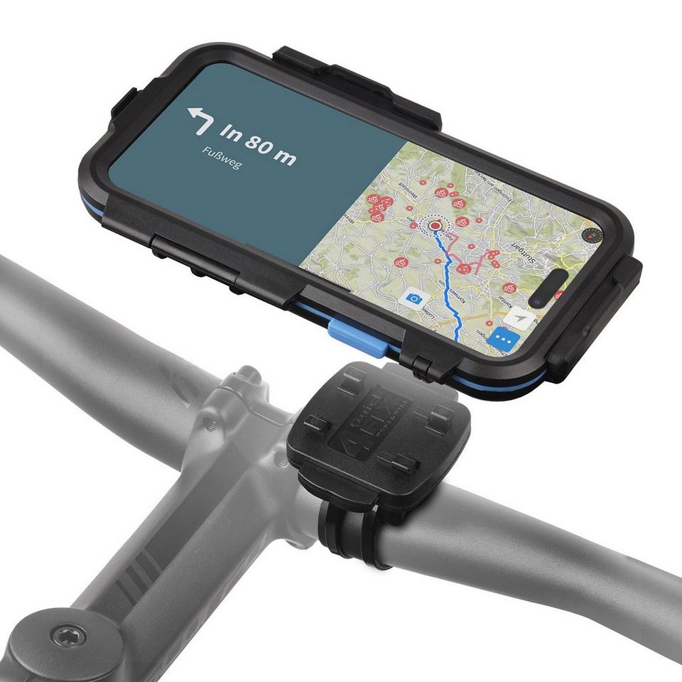 Wicked Chili Fahrrad Handyhalter für iPhone 14 Halterung Bike  Smartphone-Halterung, (1er Set, 360 Grad drehbar)