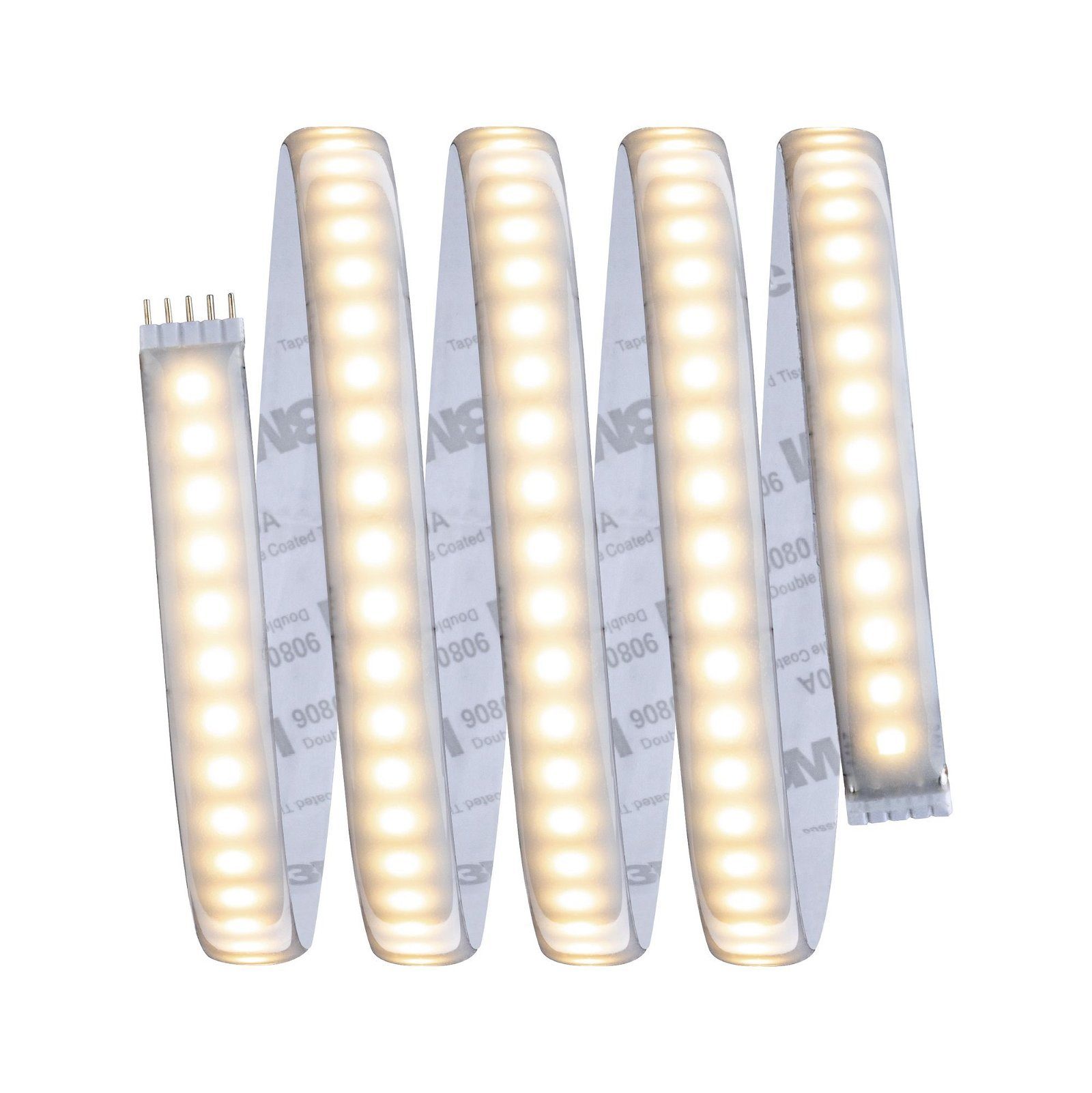 Paulmann LED-Streifen MaxLED 1000 Basisset 1,5m 20W 230/24V 60VA Silber Kunststoff, 1-flammig