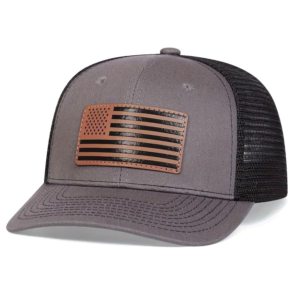 Sporty Trucker Cap U.S.A. Flag Fahne II USA Basic Retro Amerika Trucker Mes günstig online kaufen
