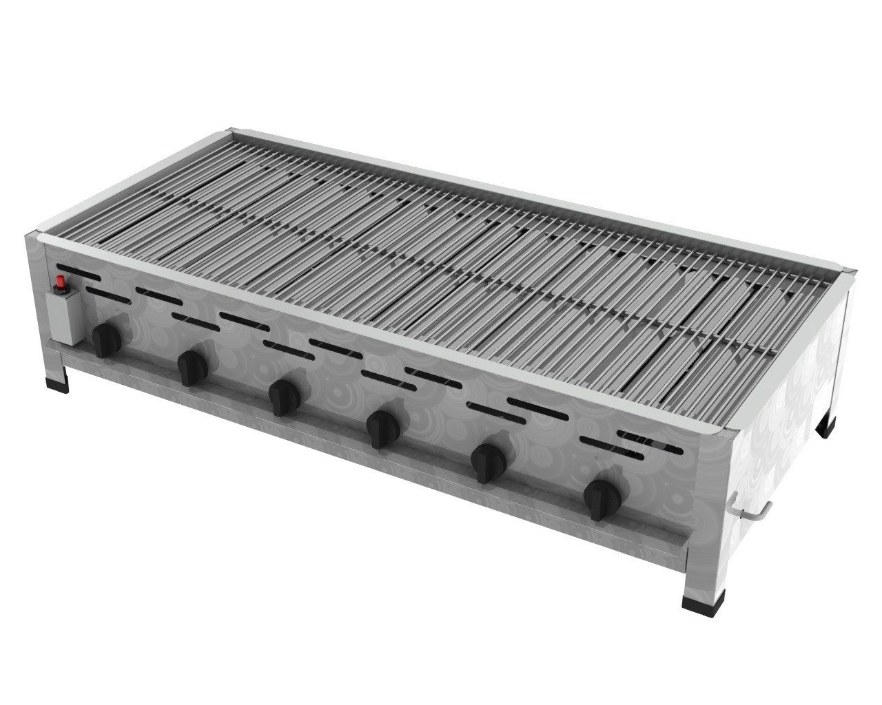 ChattenGlut Gasgrill ChattenGlut Gastrobräter 22kW mit Rost, BxTxH: 1140x530x270 cm