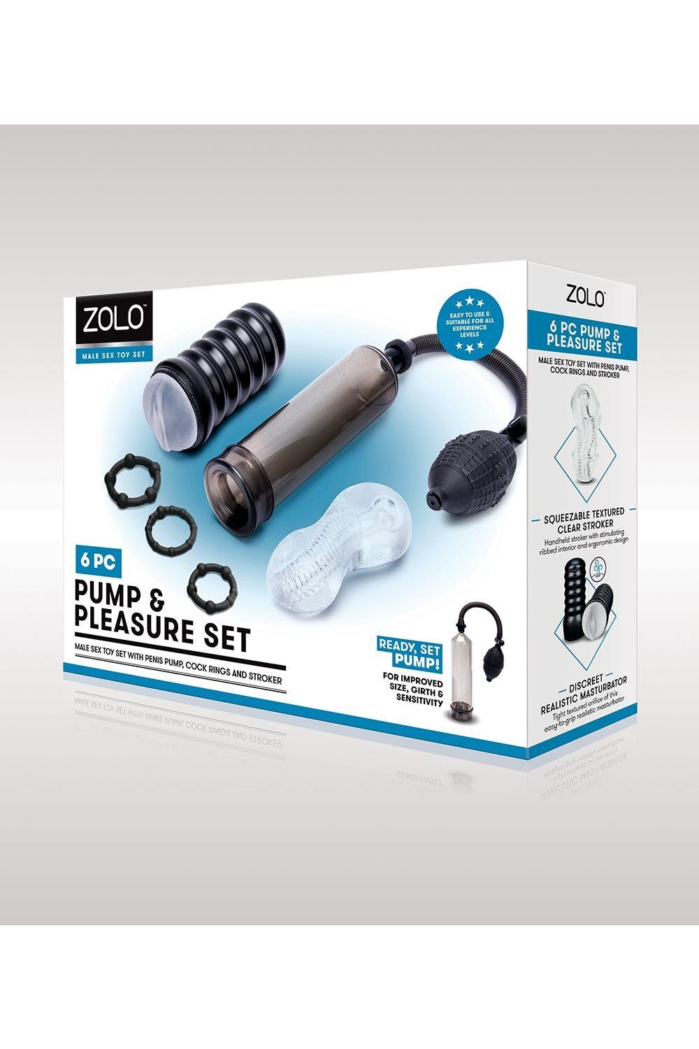 & 6 Zolo Zolo Erotik-Toy-Set 6-tlg. Pump Set, Pleasure