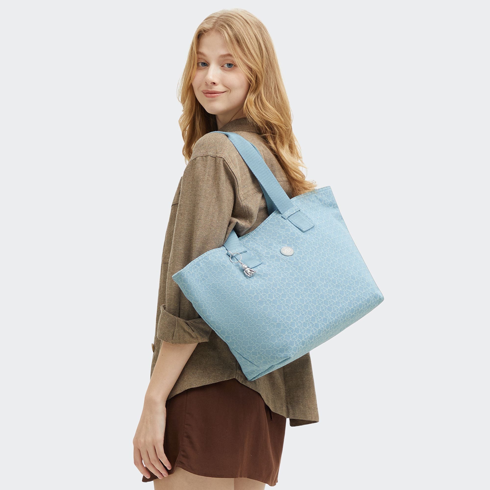 KIPLING Shopper Denim Love, Polyester