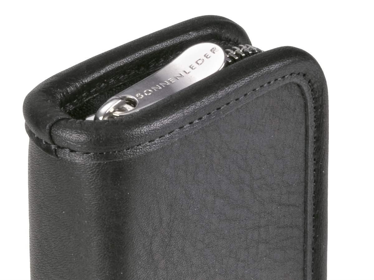 Sonnenleder Schreibgeräteetui Kluge, Stiftetui, Federtasche, süddeutsches Rindleder