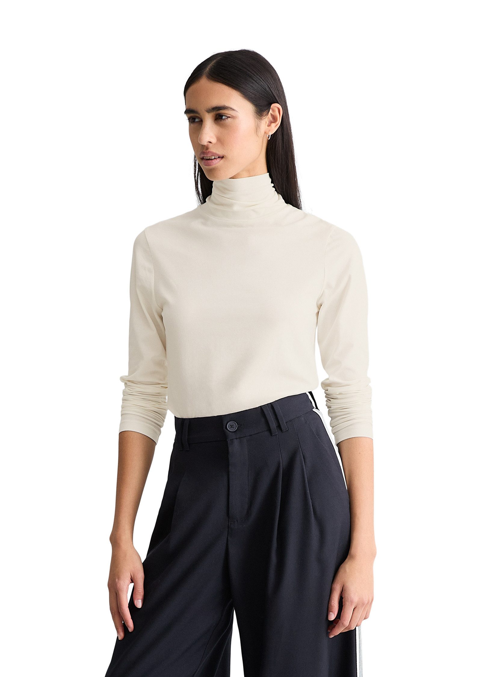 Marc O'Polo DENIM Langarmshirt aus elastischem Single Jersey