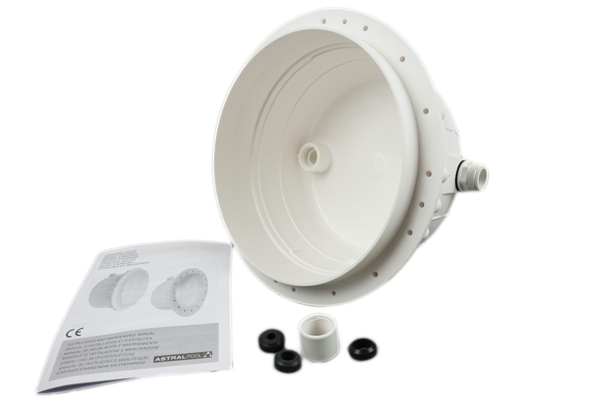 Astralpool LED Whirlpoolleuchte Lumiplus Poolscheinwerfereinbaunische ABS PAR56 für Betonbecken mit