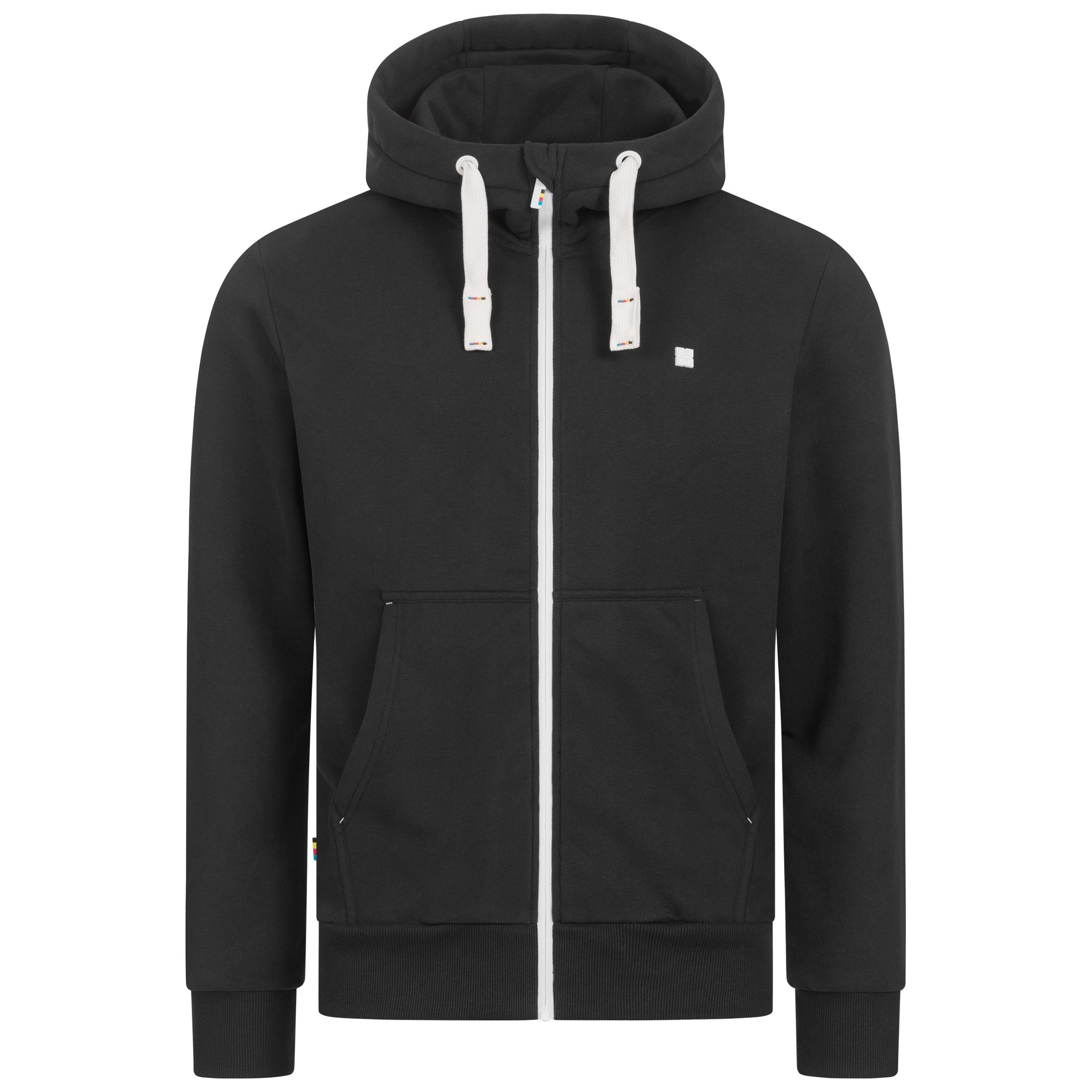 DEPROC Active Kapuzensweatshirt FinnCMYK II MEN weiche Fleecejacke mit Kängurutasche