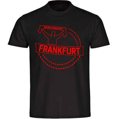 multifanshop T-Shirt Herren Frankfurt - Meine Fankurve - Männer