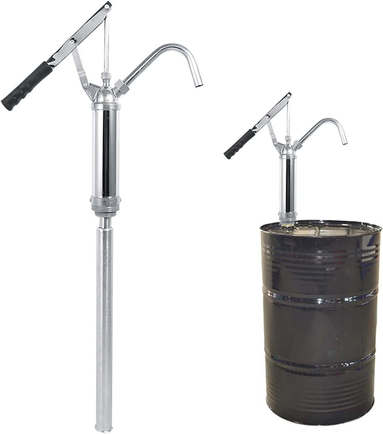 BlingBin Ölabsaugpumpe Ölfaßpumpe mit Hebel Handpumpe Hebelpumpe Fasspumpe  20L/min (1-tlg), 20L/min