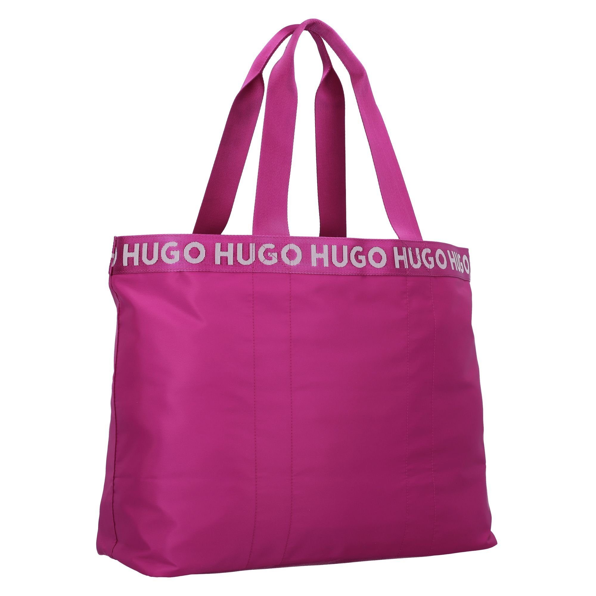 Polyester HUGO pink Shopper, dark