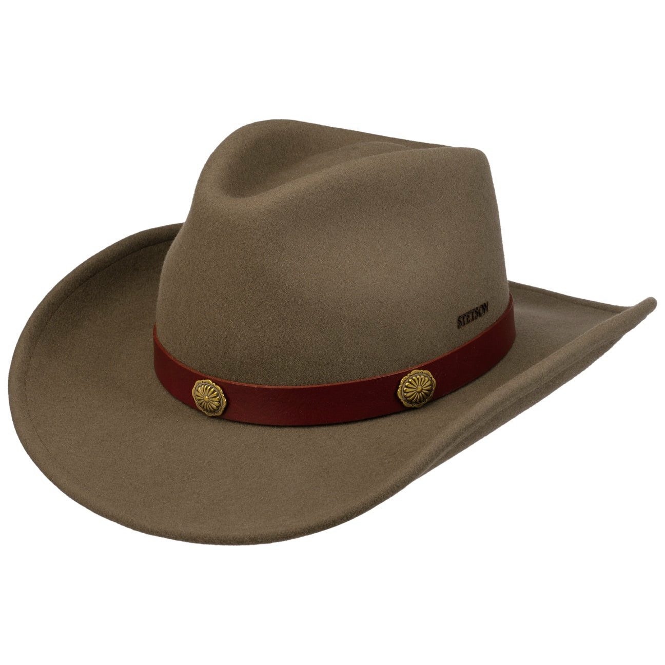 Stetson Cowboyhut (1-St) Filzhut mit Lederband