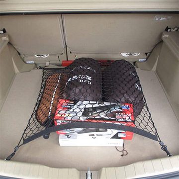 Rutaqian Gepäckgurt Gepäcknetz 70x70 cm Kofferraumnetz fürs Auto