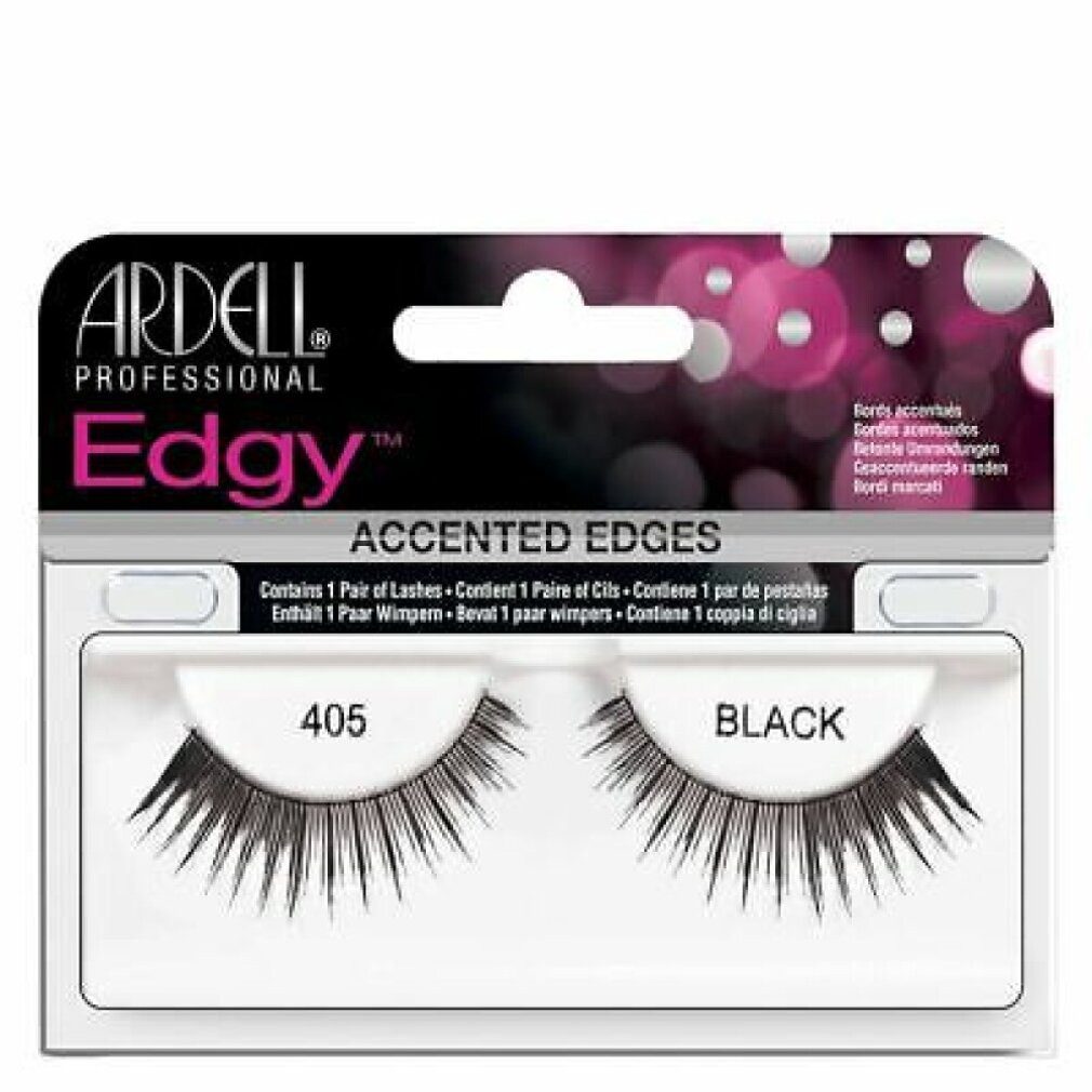 ARDELL Einzelwimpern Ardell, Edgy, False Eyelashes, 405, Black
