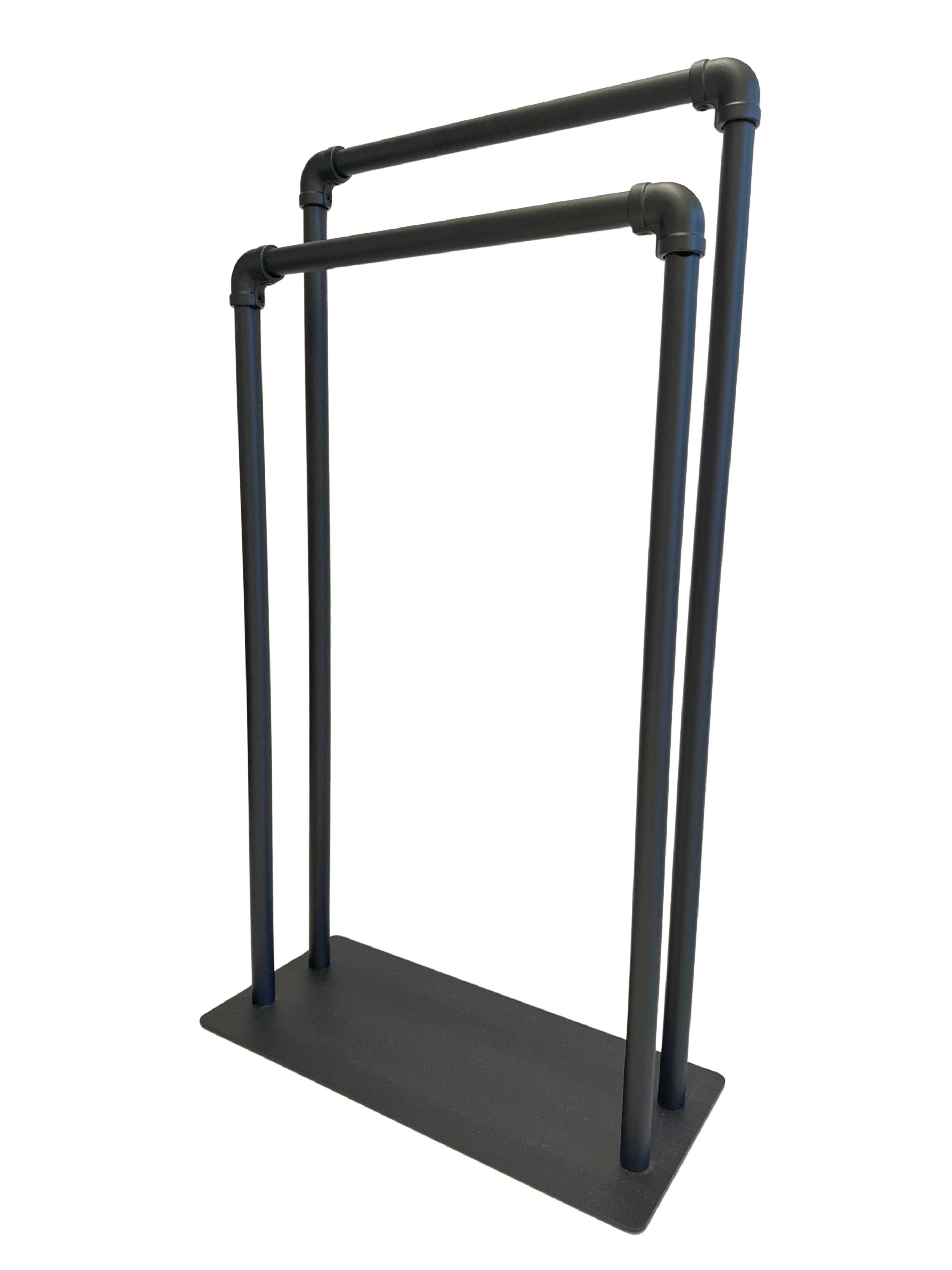 Libaro Handtuchständer freistehend mit 2 Armen PALERMO ohne Bohren fürs Bad günstig online kaufen