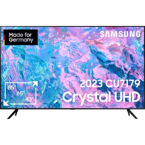 Samsung GU85CU7179U LED-Fernseher (214 cm/85 Zoll, Smart-TV, PurColor, Crystal Prozessor 4K, Smart Hub & Gaming Hub)