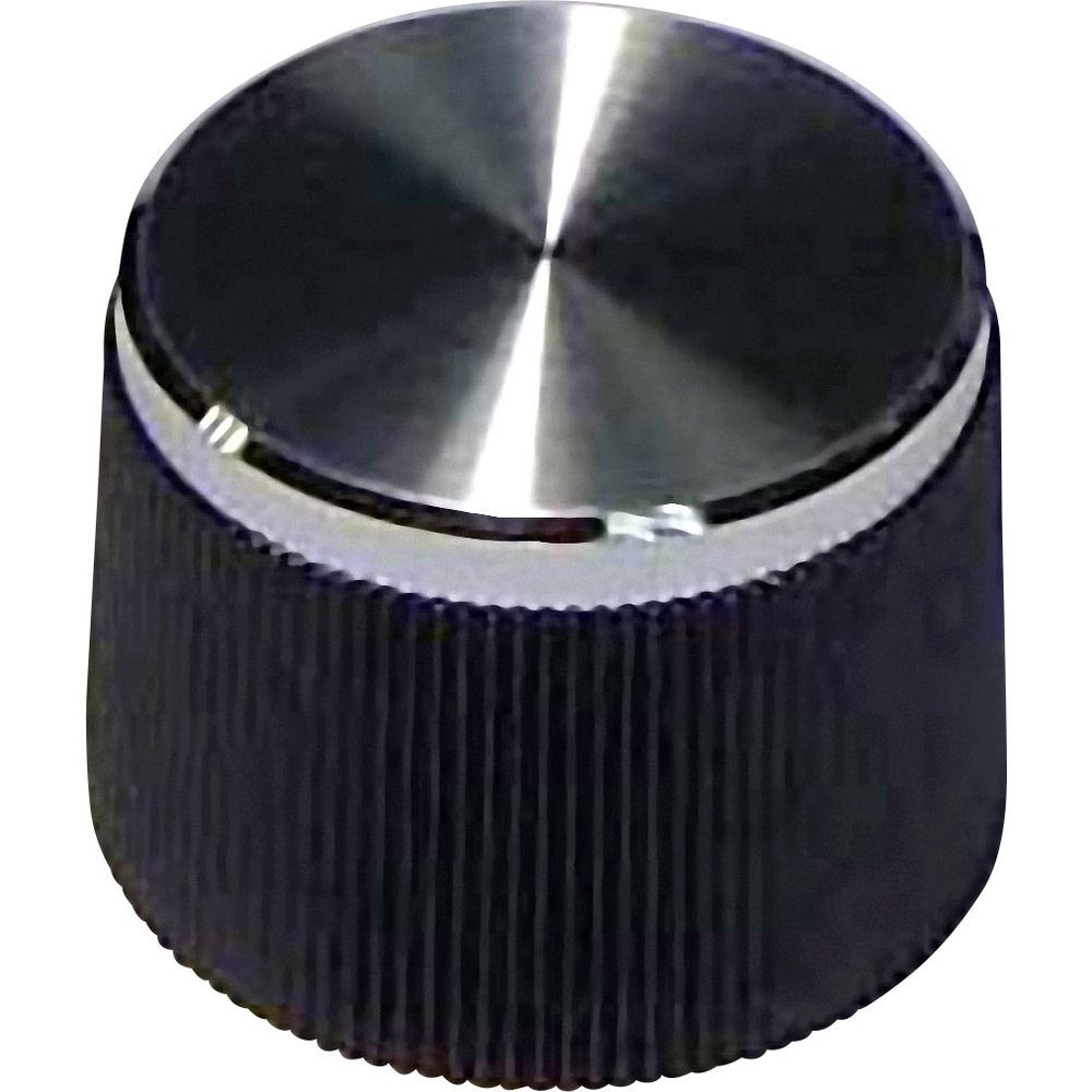 Schalter TRU COMPONENTS 21/6 Drehknopf Schwarz (x H) 21 mm x 15 mm 1 St.